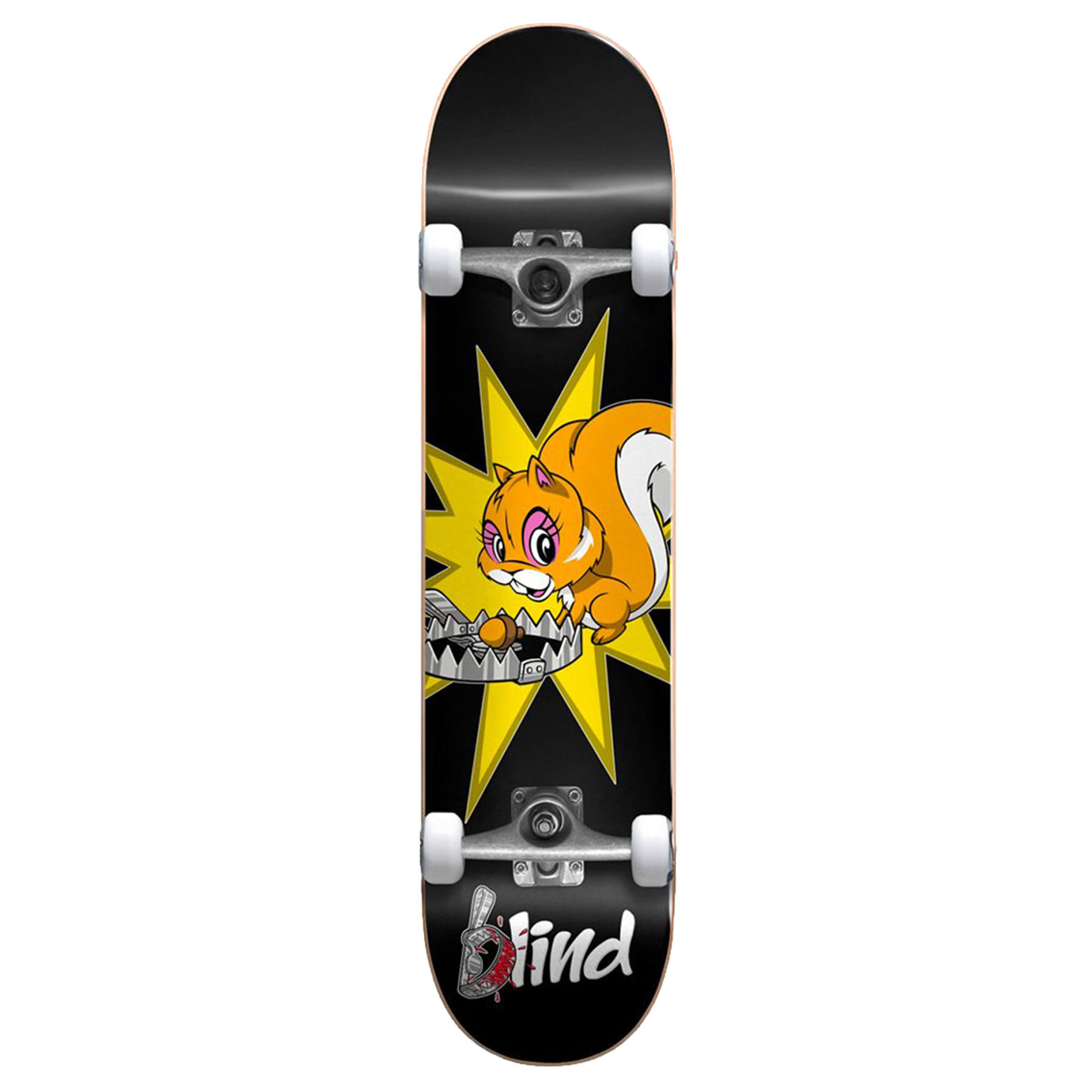 Blind Fur Muncher FP Skateboard Complete - 7.87x22 Black