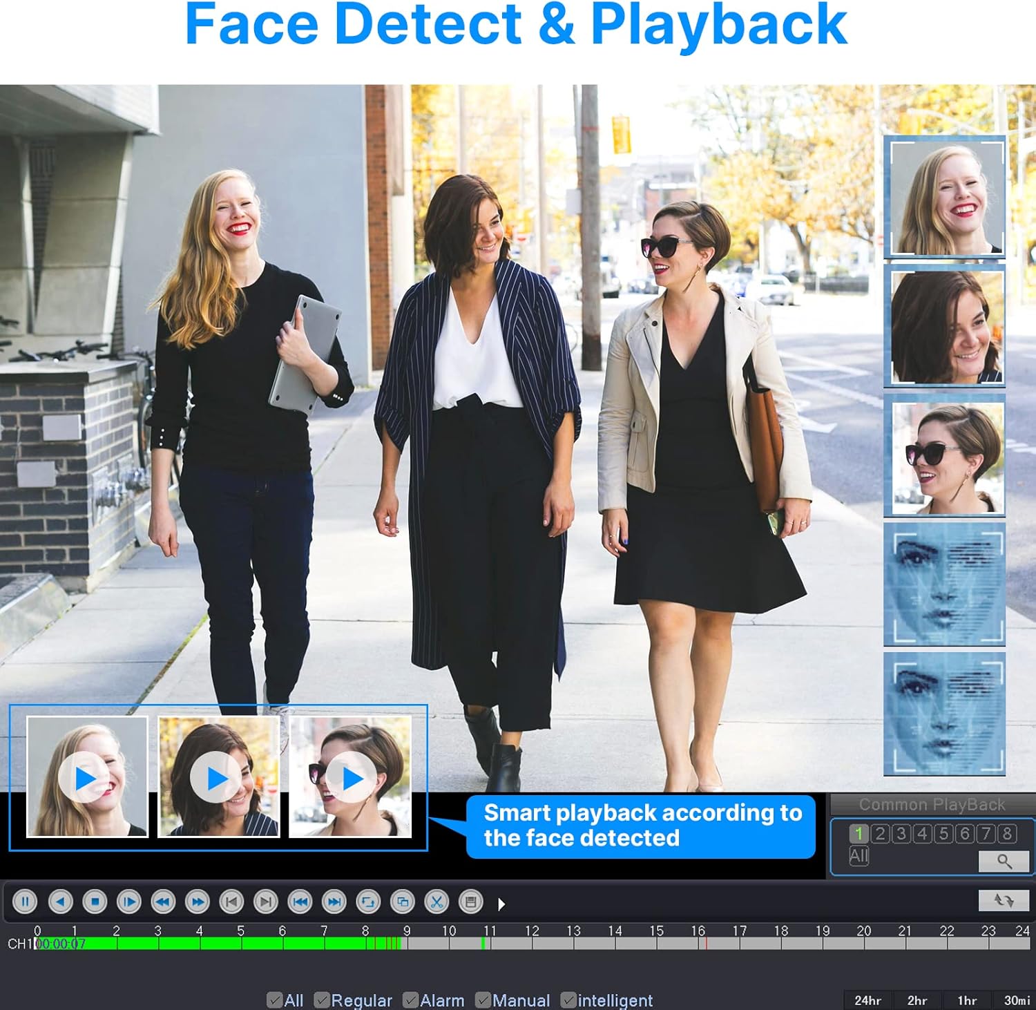 [2Way Audio Spotlight]Hiseeu 5MP PoE Security Camera System, Combo NVR Built-in 12