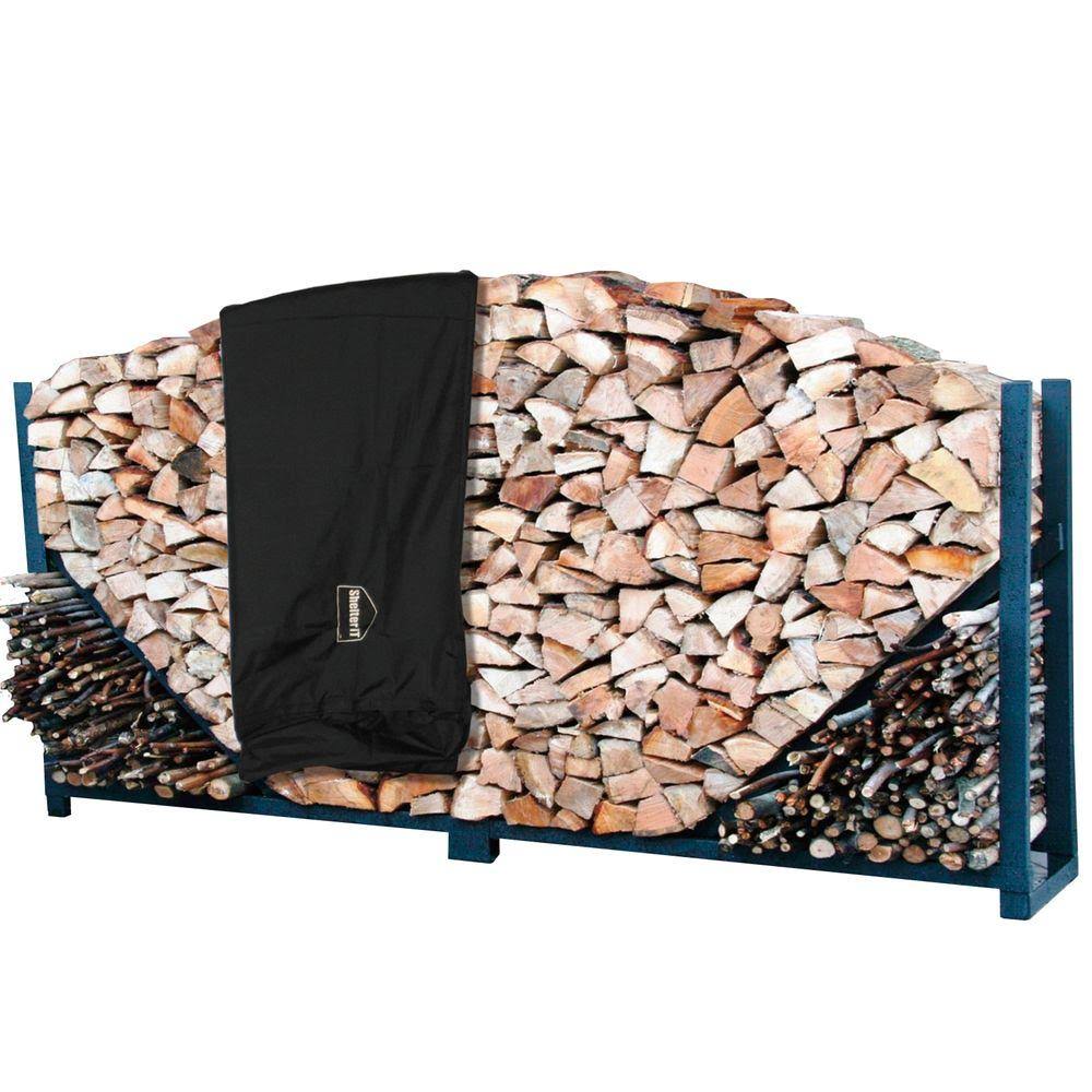 ShelterIt 8 ft. Log Rack with Free Cover