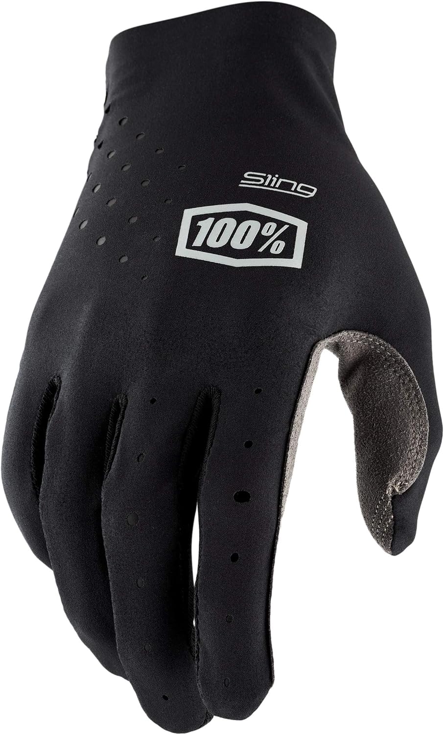 100% SLING Mountain Biking Gloves - MTB & Power Sport Racing Protective Gear (XL - BLACK)