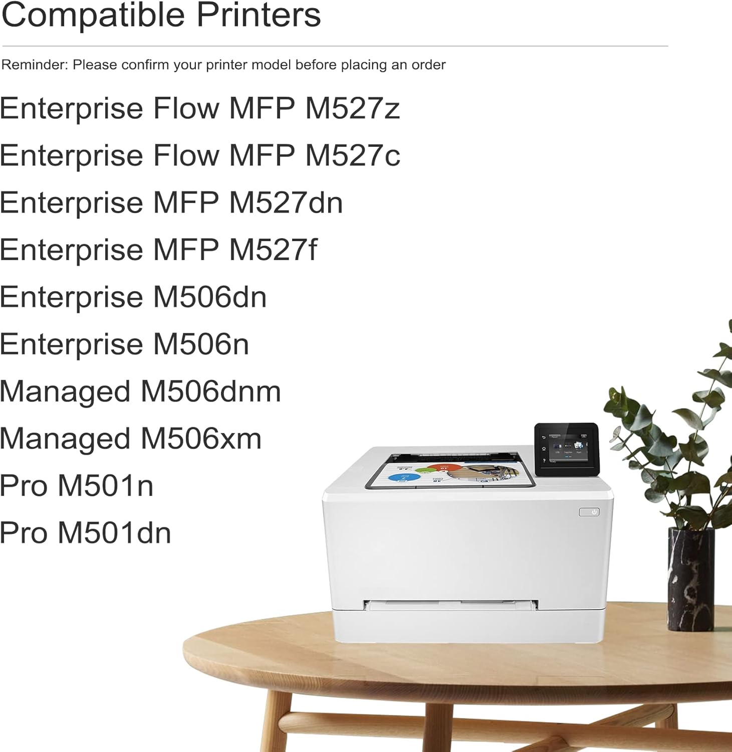 ISHIEY Compatible Toner Cartridge Replacement for HP 87A CF287A 87X CF287X M506 M506n M506dn M506x (Black, 1-Pack) Pack of 2