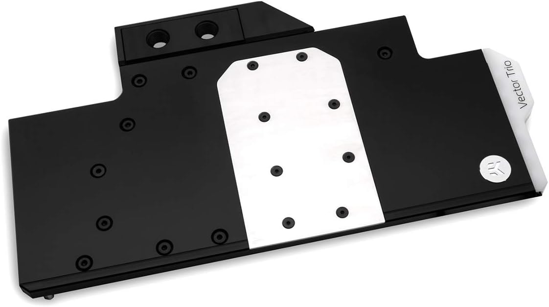 EKWB EK-Vector Trio RTX 2080 RGB GPU Waterblock, Nickel/Acetal