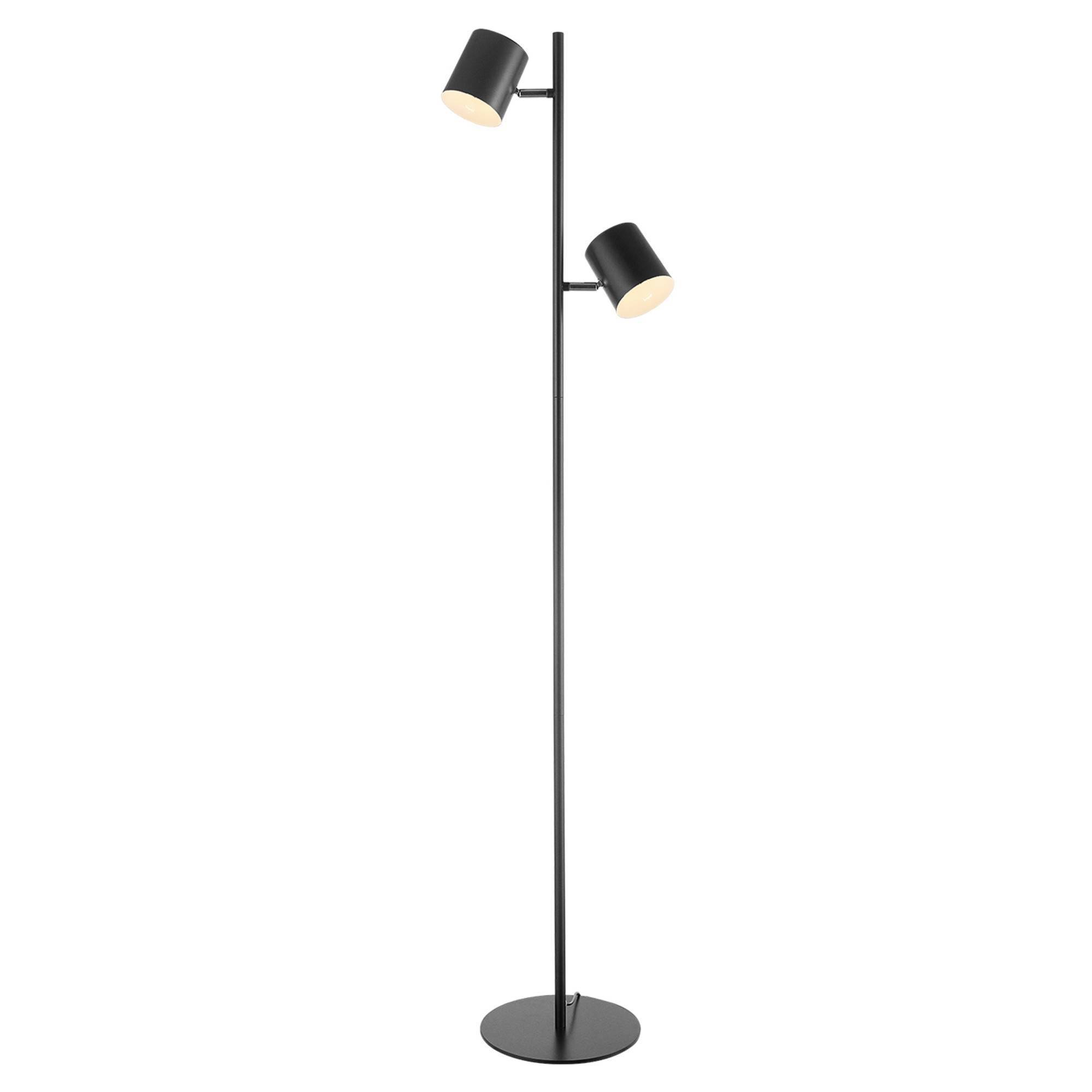 Globe Electric 67127 Banner Floor Lamp Matte Black