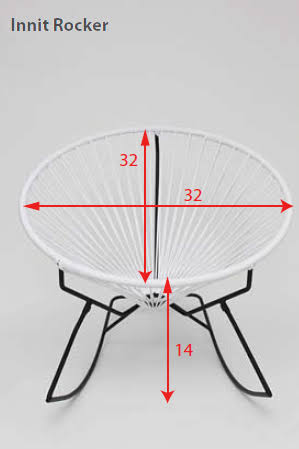 Innit Rocker - Purple Weave on Black Frame