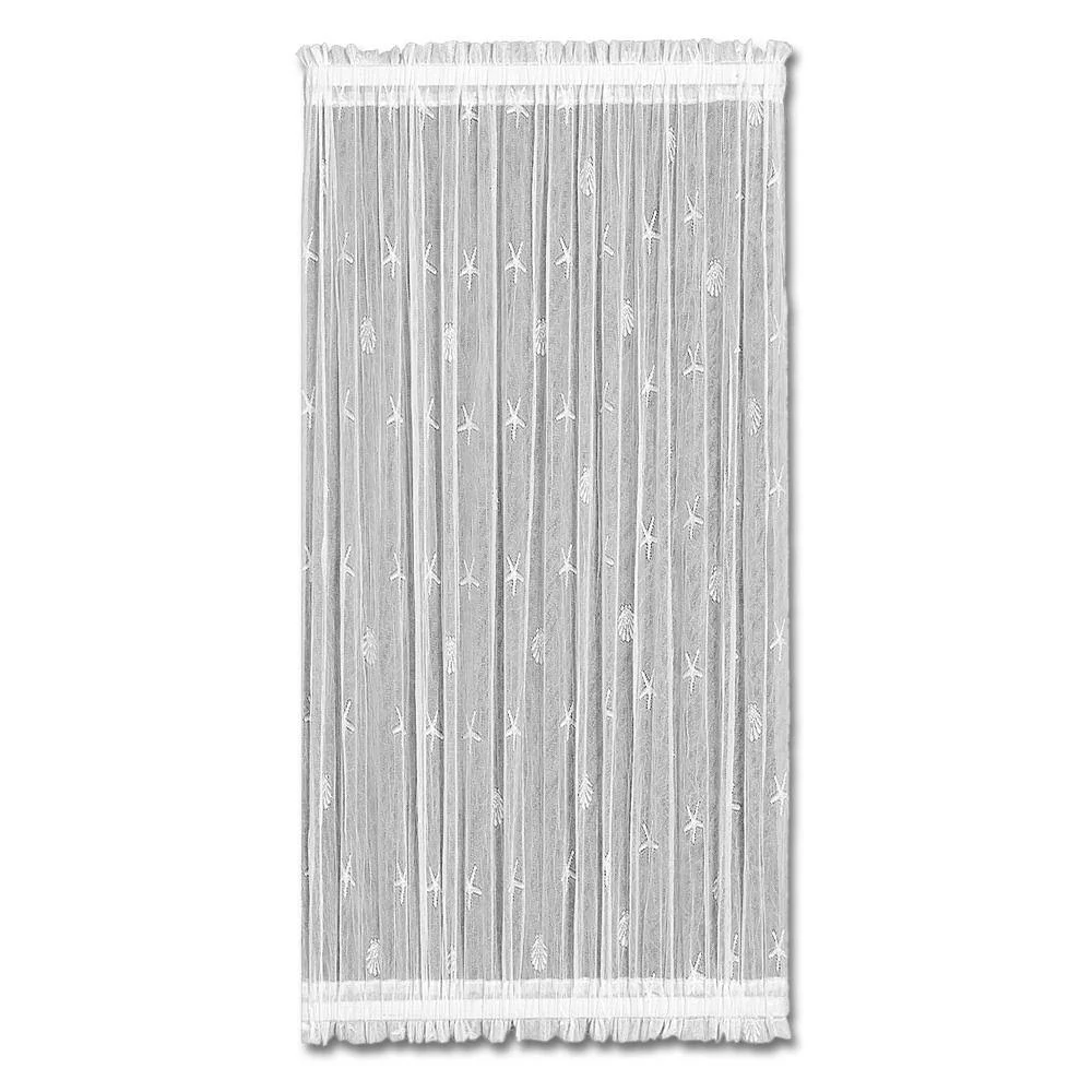 Heritage Lace 7175W-4572DP 45 x 72 in. Sand Shell Door Panel White