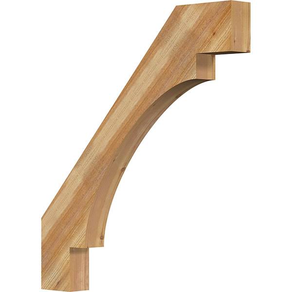 4x22W x 36x22D x 40x22H Merced Rough Sawn Brace, Western Red Cedar