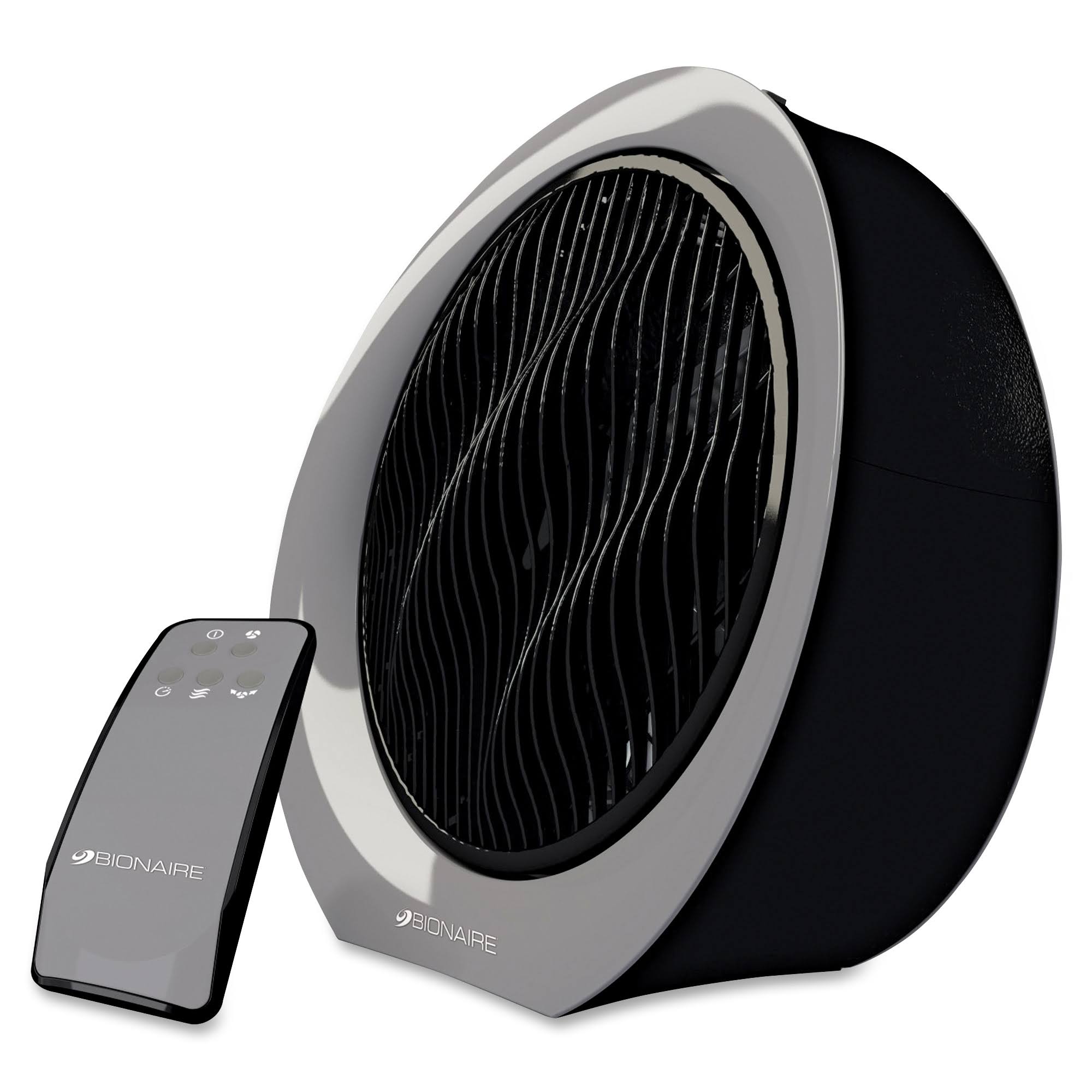 Bionaire Remote Control Power Fan, Three-Speed, Black