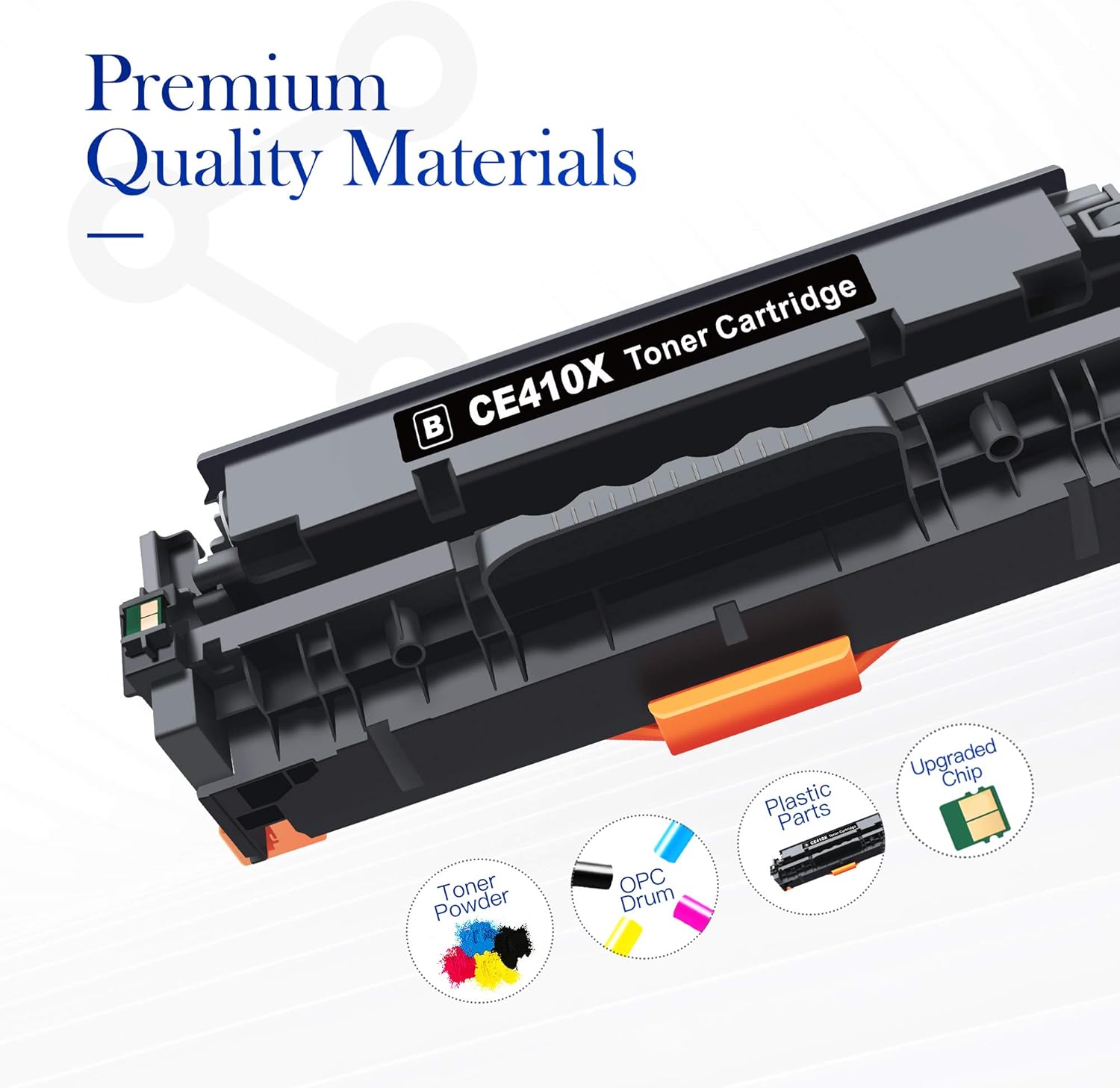 Valuetoner Remanufactured Toner Cartridge Replacement for HP 305A 305X CE410A CE410X CE411A CE412A CE413A for Pro 400 M451dn M451nw M475dn M475dw M451dw M375nw Printer (4-Pack) Pack of 2