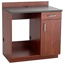 Safco Products 1705AN Modular Hospitality Breakroom Base Cabinet, Appliance, Asian Night Base/Black Top