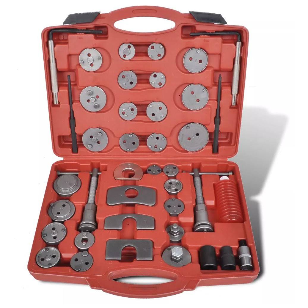 vidaXL Brake Caliper Piston Wind Back Tool Kit 40 Pcs