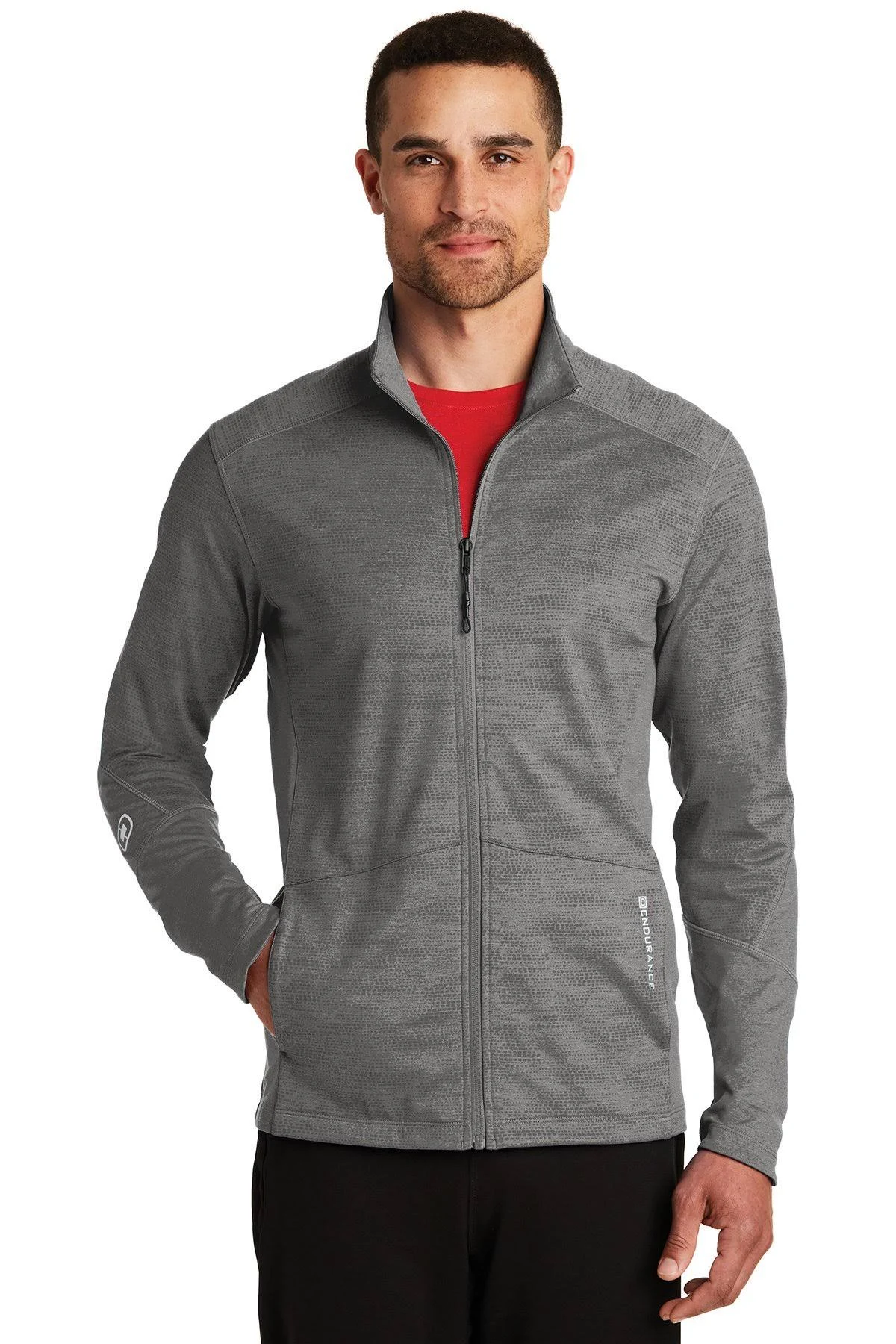 OGIO Endurance Sonar Full-Zip OE702 Track Grey Heather / 3XL