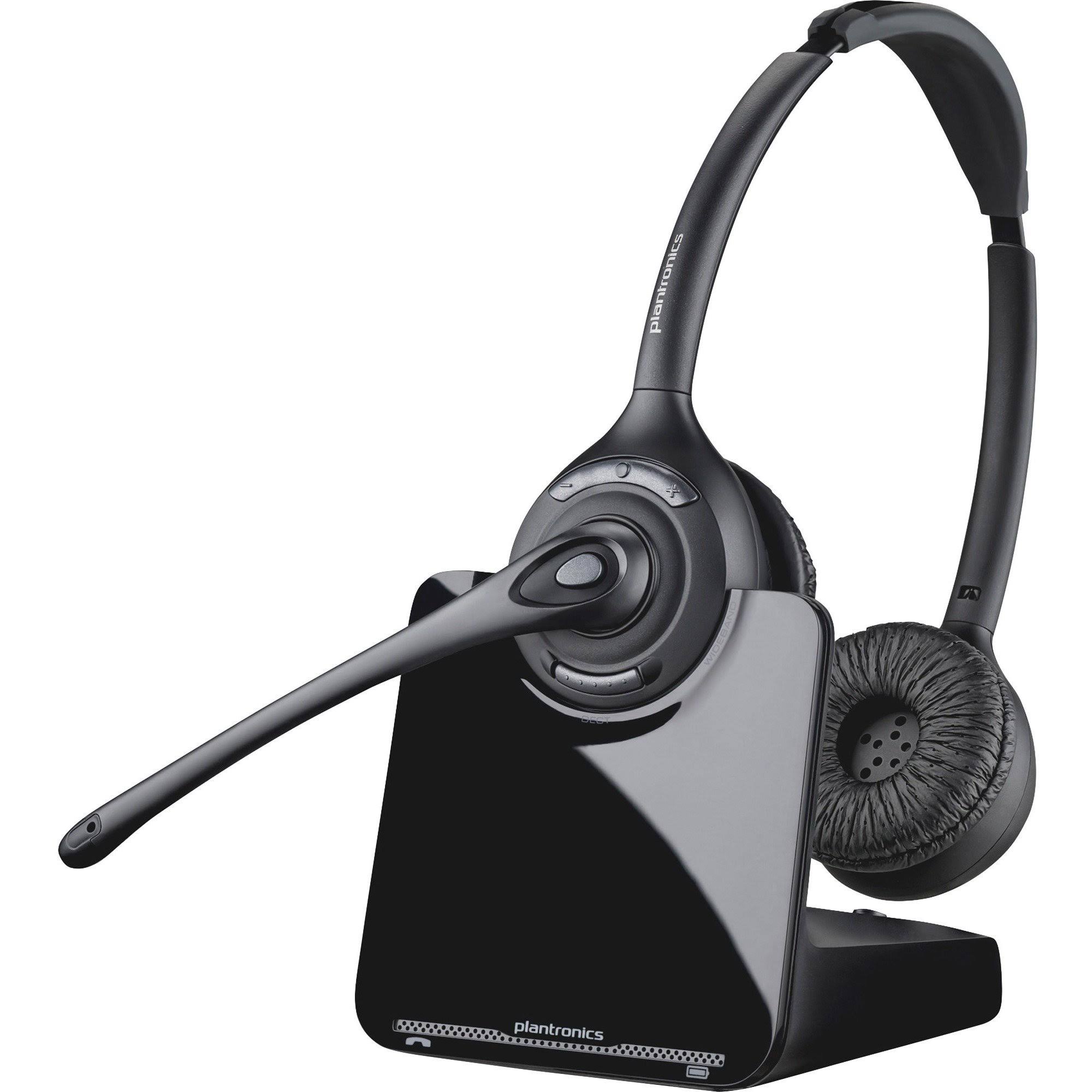Plantronics - CS500 Wireless Headset System - Black