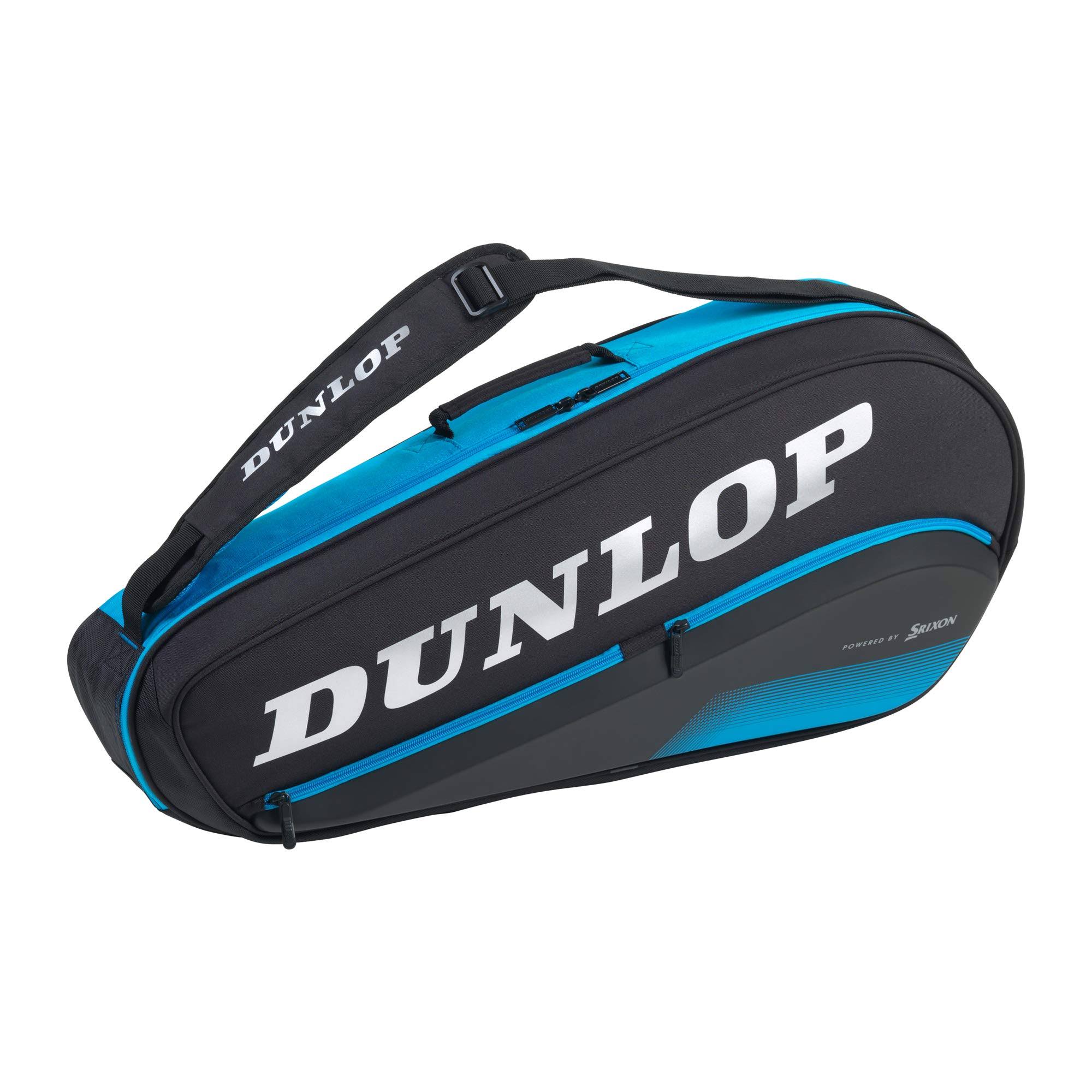 Dunlop FX Performance 3 Pack Tennis Bag - Black/Blue