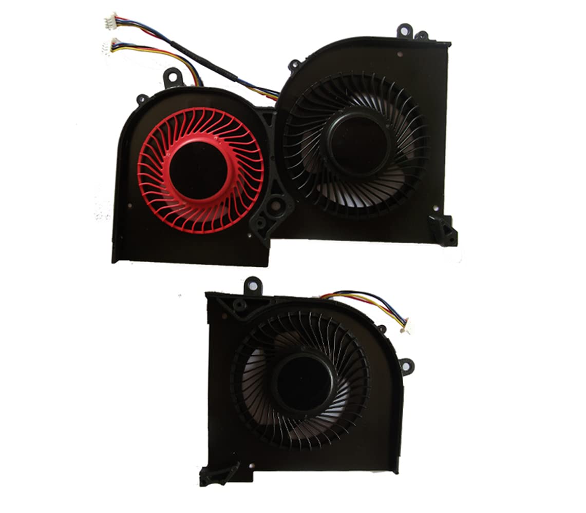 Fan Replacement for MSI GS65VR GS6516Q2-CPU-CW 16Q2-GPU-CW CPU Fan + Gpu Fan Pack of 2