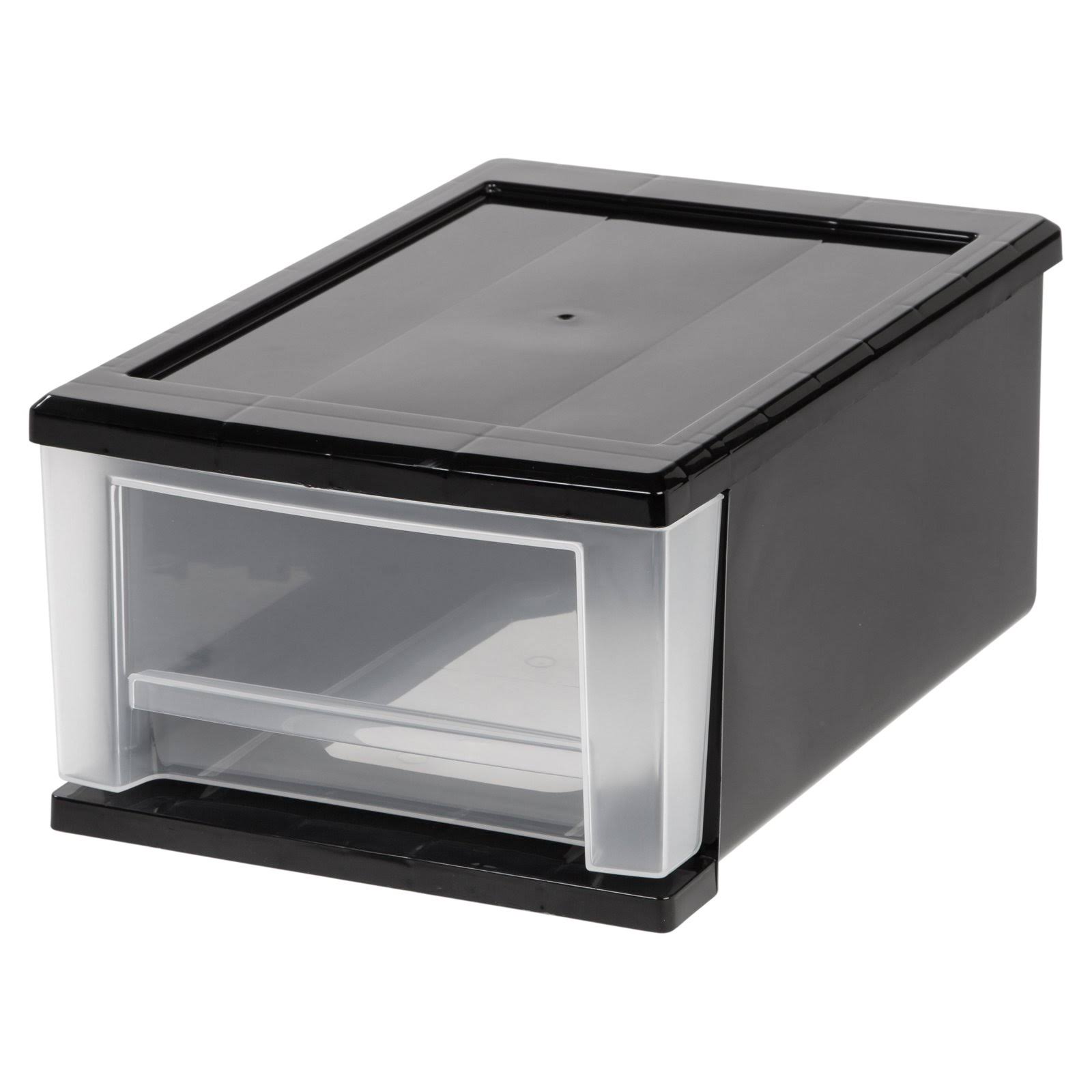 Iris Small Stacking Drawer, Black