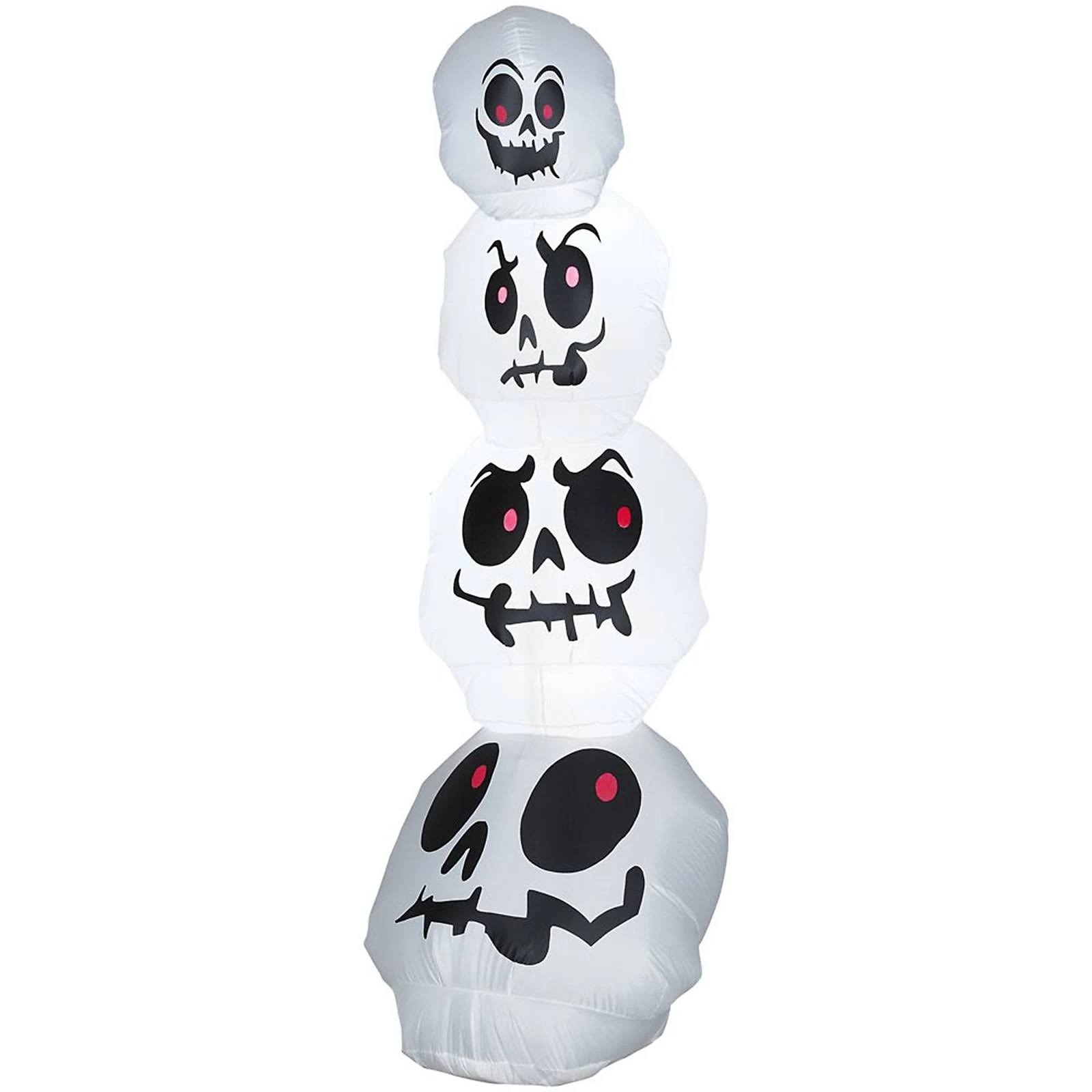 Gemmy Airblown Skulls Stack Inflatable