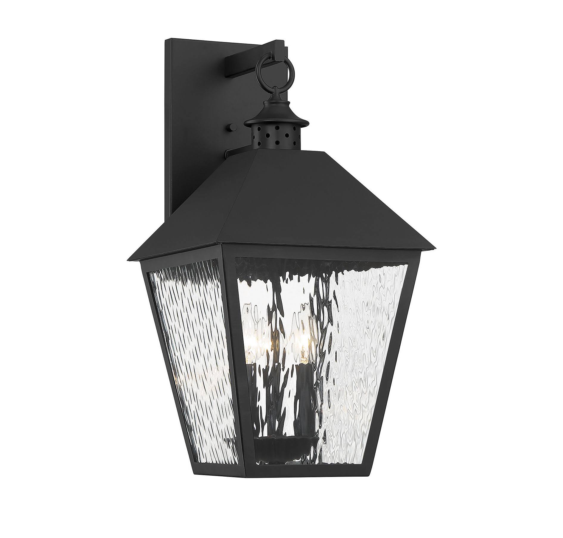 Savoy House 5-792-BK Harrison Matte Black 3 Light Outdoor Sconce
