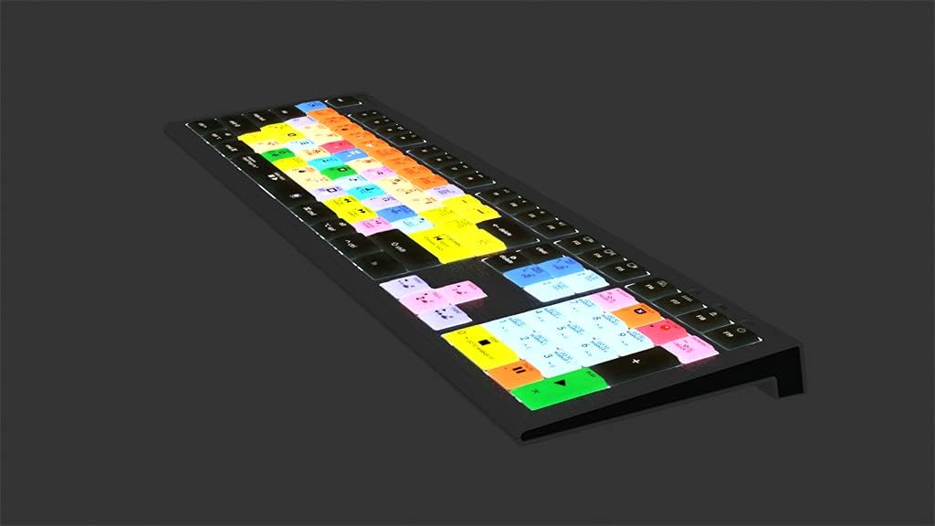 Logickeyboard Designed for Logic Pro X Compatible with macOS - Astra 2 Backlit Keyboard # LKB-LOGXP2-A2M-US