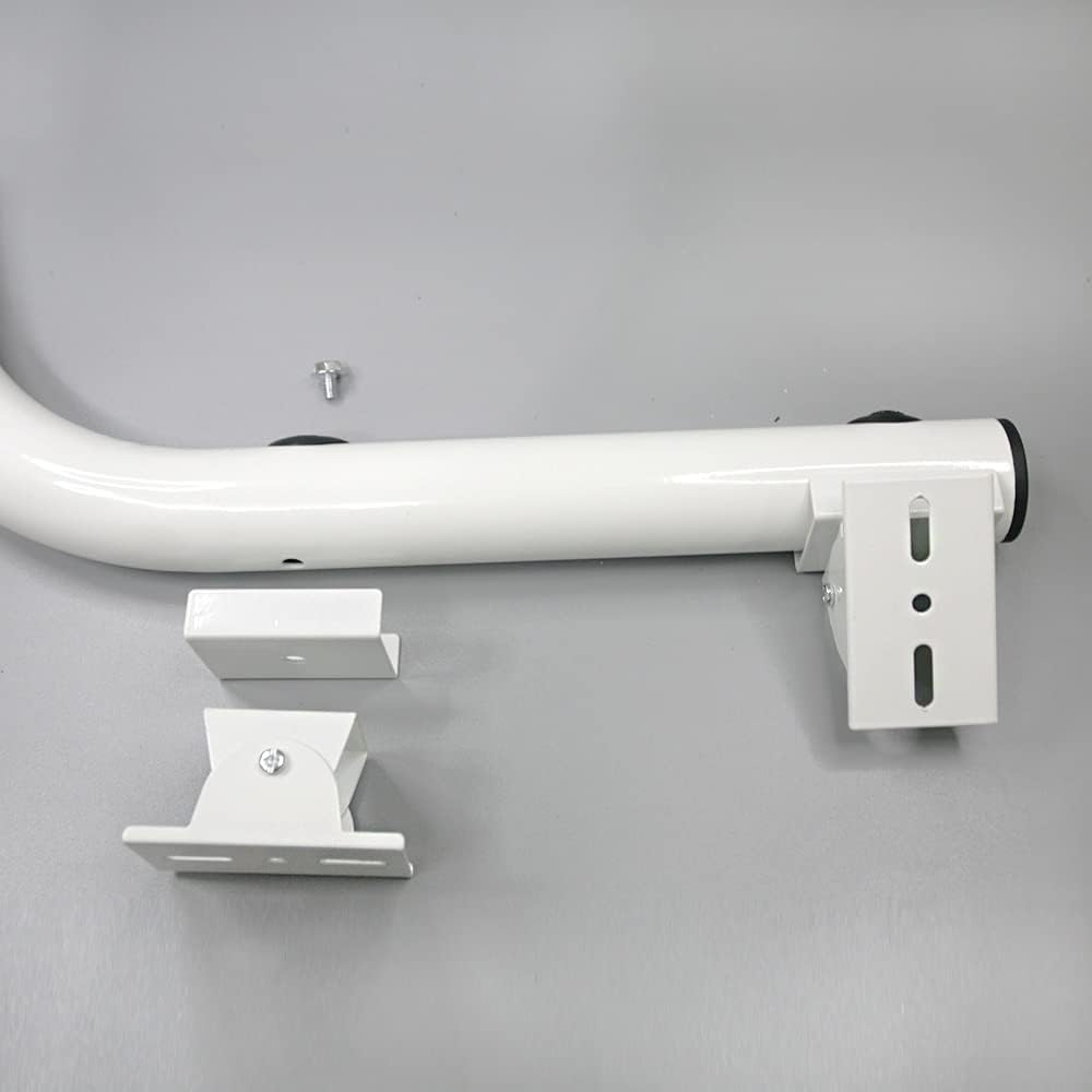 compcctv CCTV Security Camera Pole Mount Bracket Adjustable Universal Security Camera CCTV Security Camera Mount Double Head Bracket (1 Pack) (23.6 INCH) Camera mounting Bracket Pack of 2