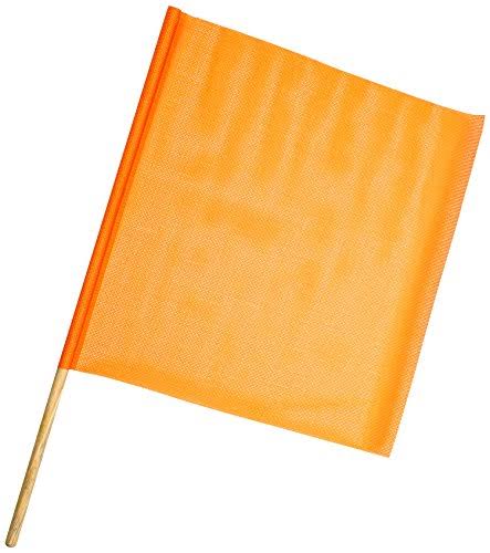Mutual Industries 14975-24-18 Heavy-Duty Mesh Safety Traffic Warning Flag, 18x22 x 18x22 x 24x22 (Pack of 10)