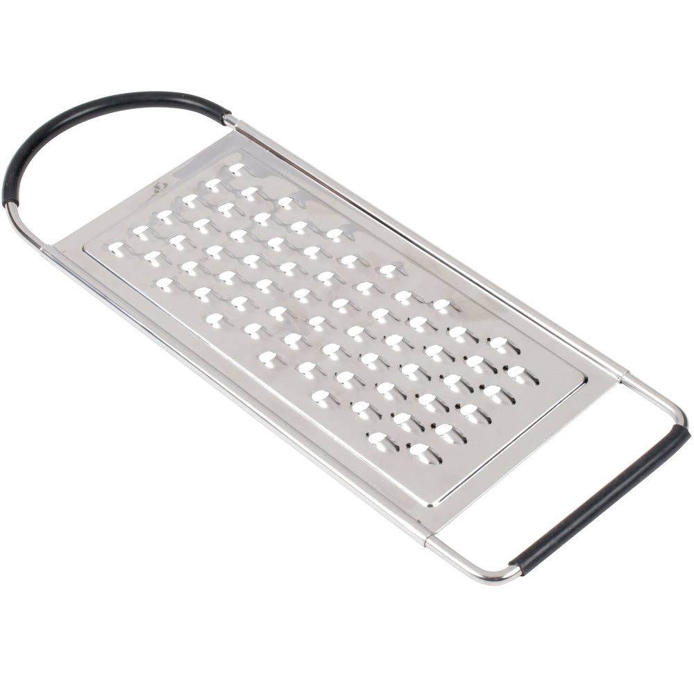 Tablecraft Flat Stainless Steel Non-Slip Grater, 12 1/4x22L x 4 1/4x22W,6 Packs