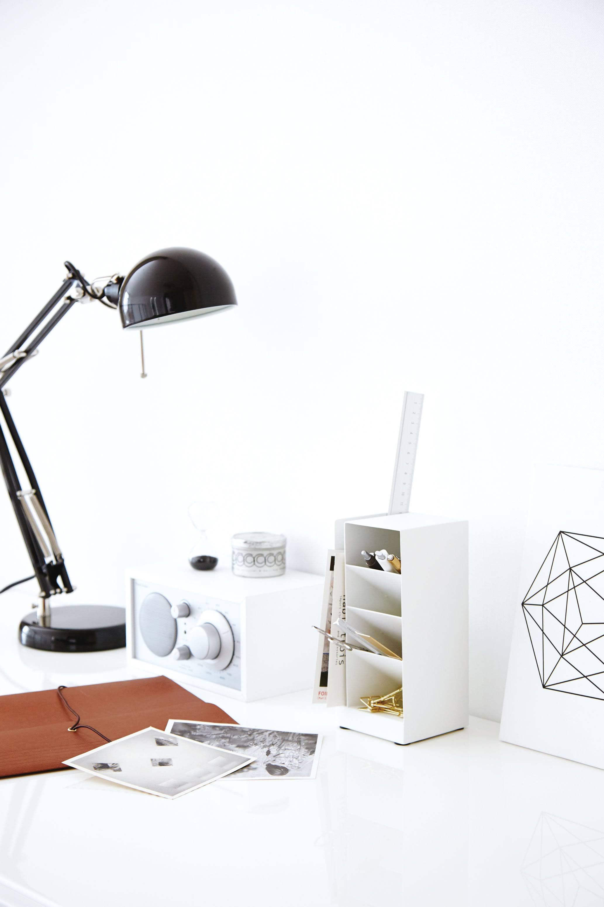 Yamazaki Home Tower 4-Tier Desk Organizer - Black