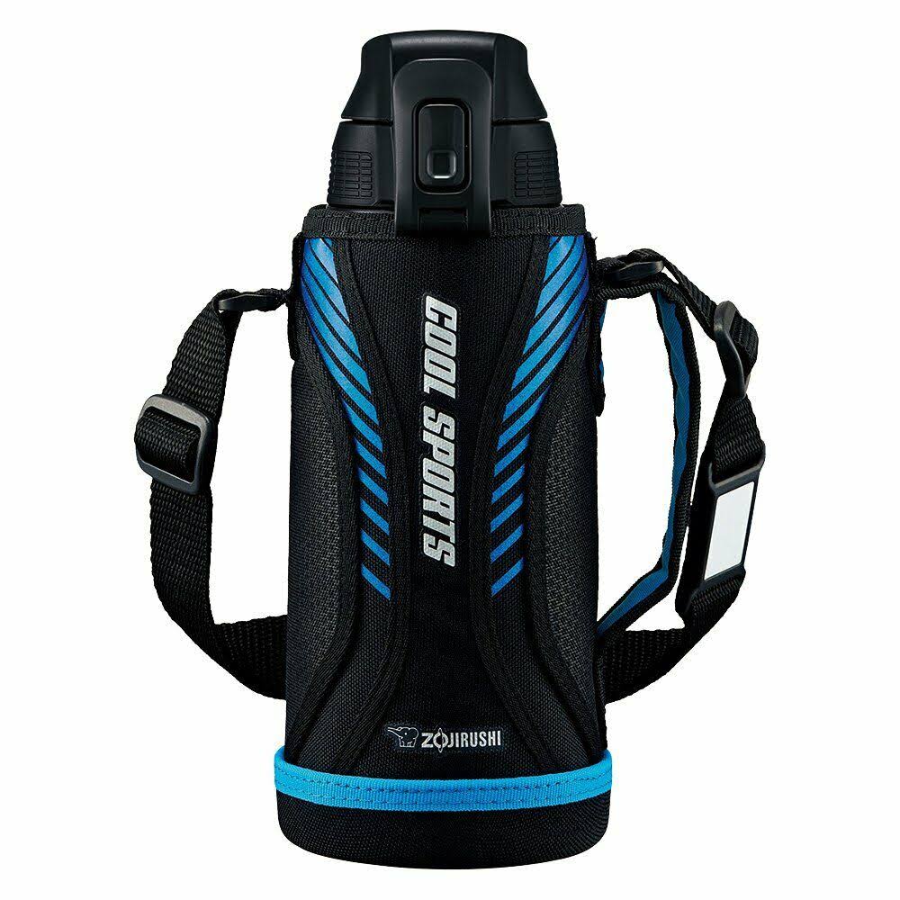 Elephant Cup Water Bottle Drinking Sports Type Stainless Steel Cool Bottle 0.8 L Blue Black SD - Fa 08 - Bb (0.8 L Blue Black)