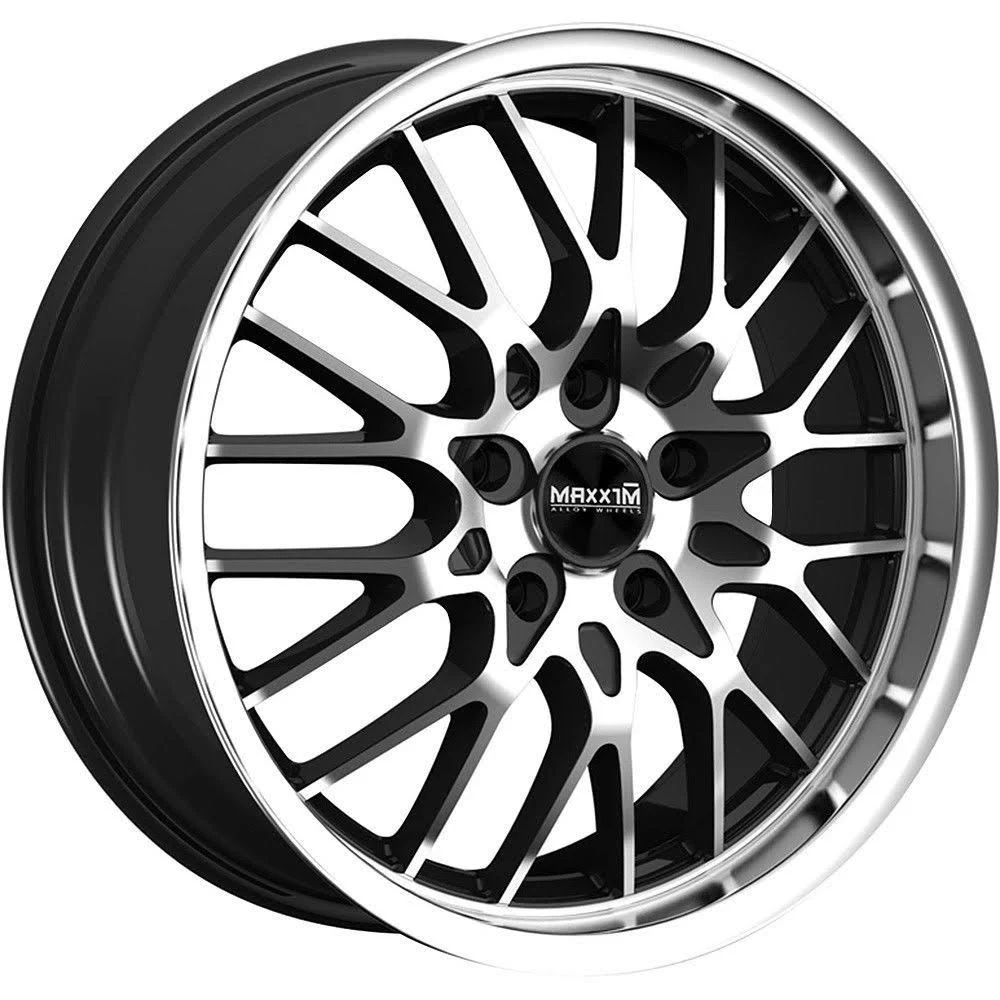 Maxxim CN Chance Gloss Black Machined 16x7 5x100 / 5x114.3 40mm (CN67T04405)