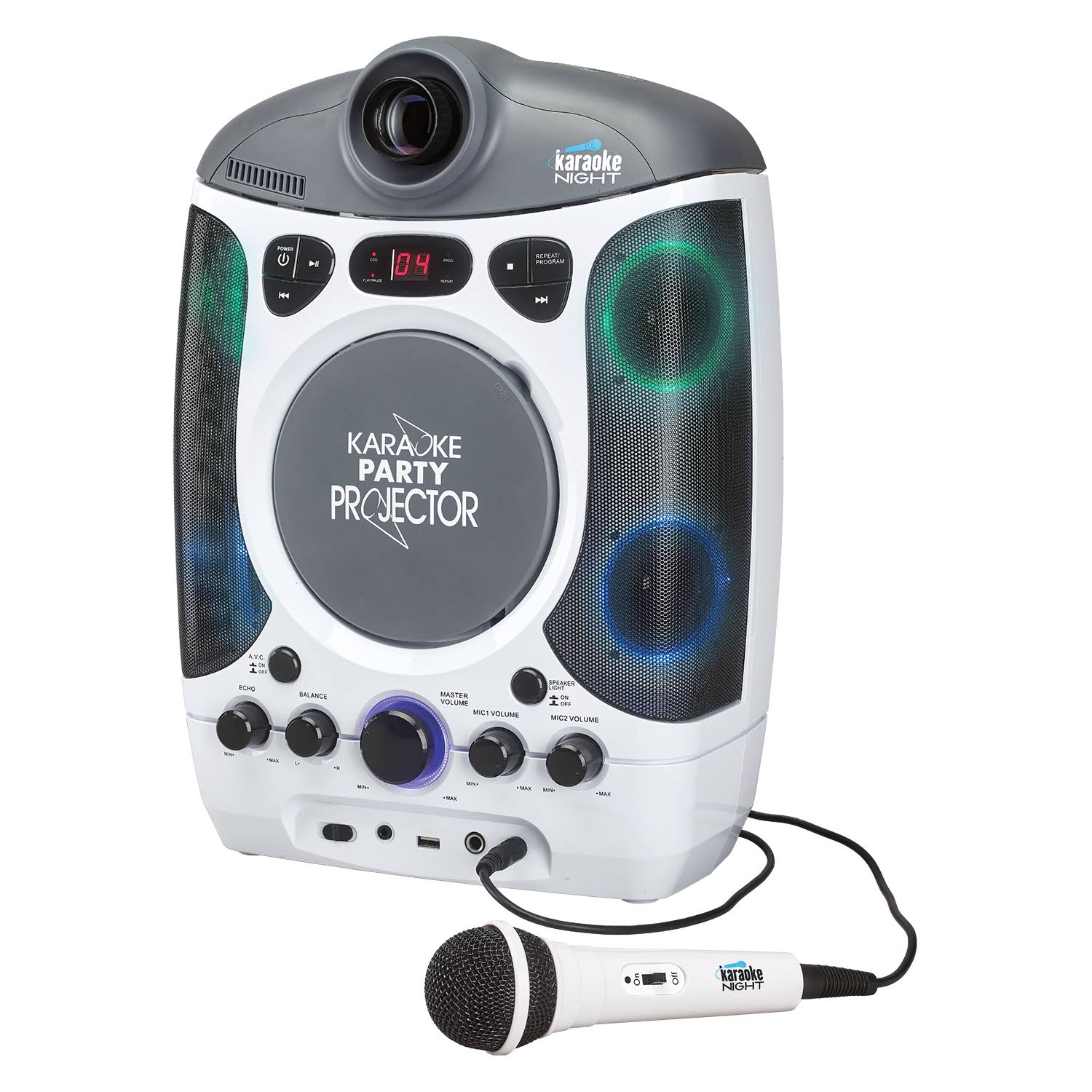 Karaoke Night CD+G Karaoke Machine with Lyric Projection