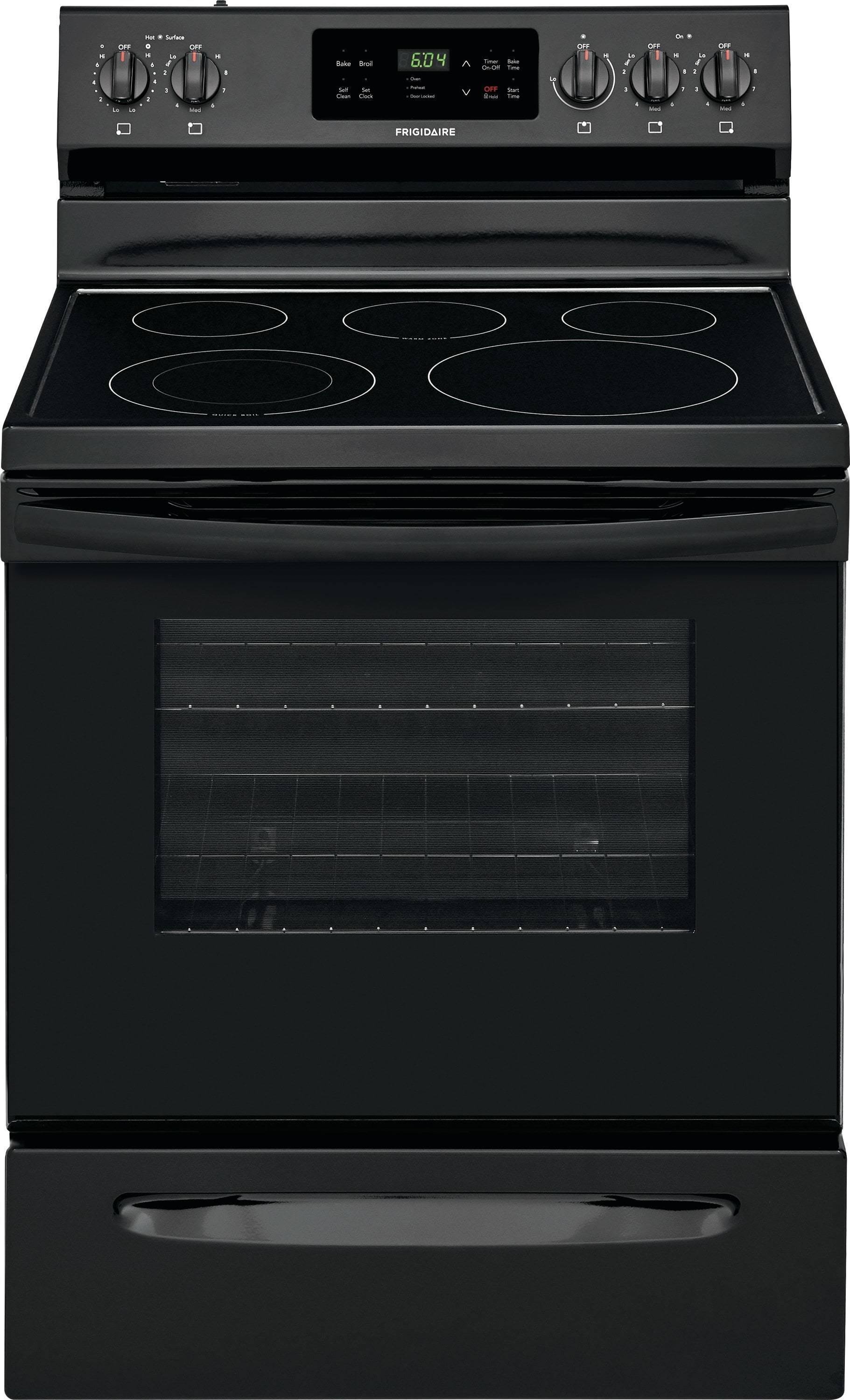 Frigidaire FFEF3054TB Electric Range - Freestanding - Black