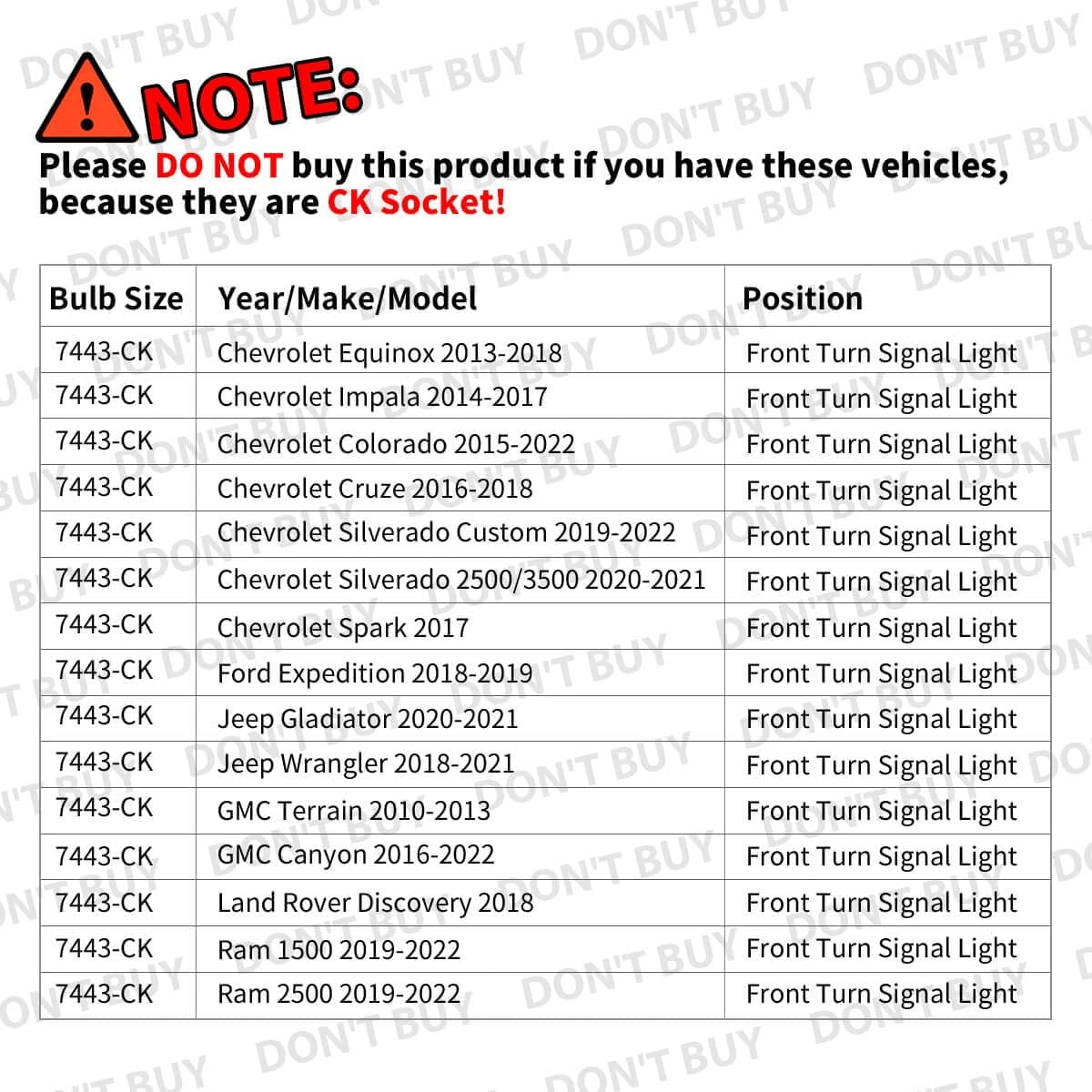 LASFIT Canbus Ready 7443 led bulb 7444 Error Free 7444na Switchback for Front Turn Signal Dual Color Daytime Running(DRL) Parking Light Plug & Play ONLY for Standard Socket Amber/White (2 Pack)