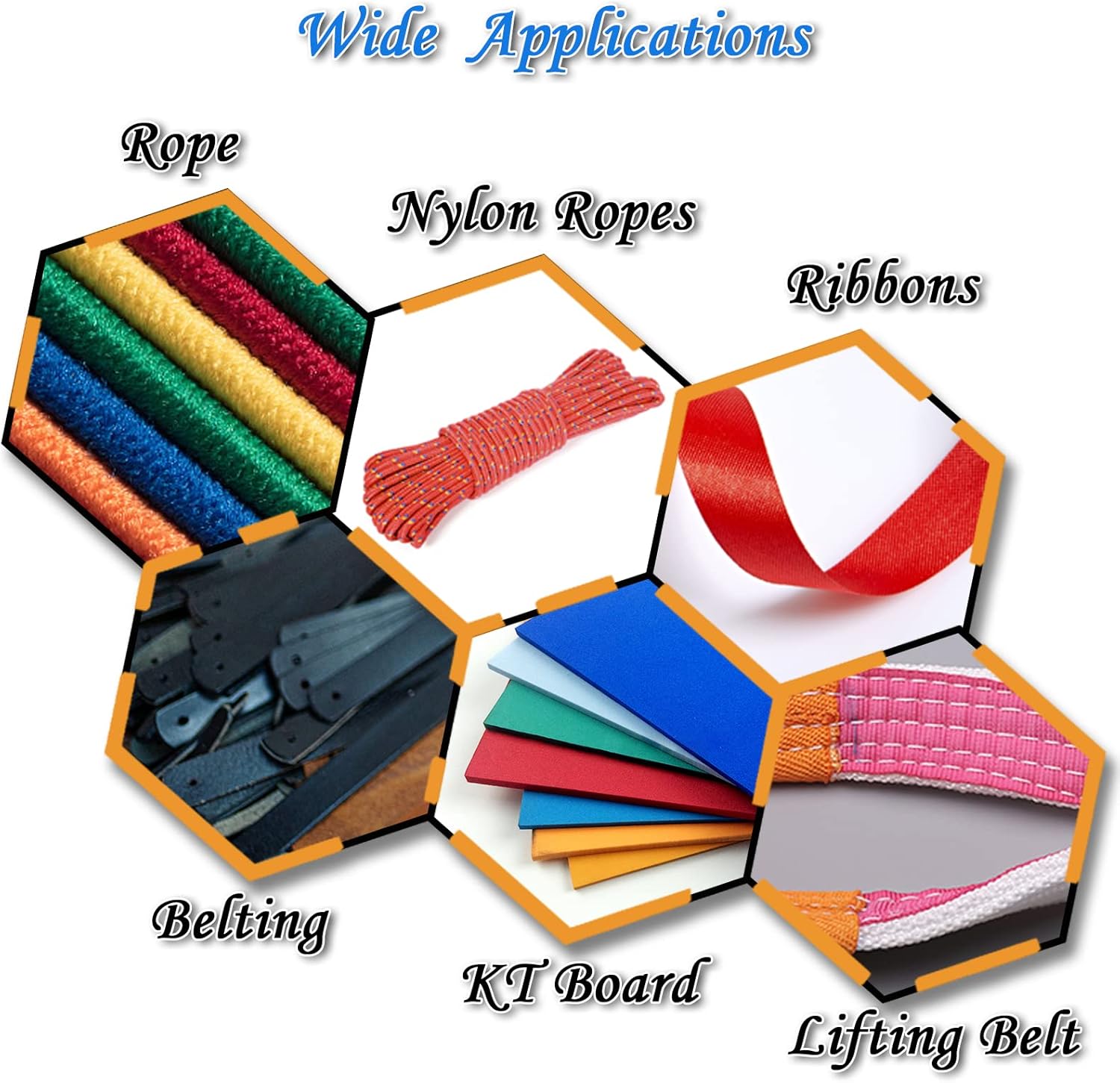 DOMINOX Electric Hot Knife Fabric Cutter Kit Heated Knife Rope Cutter Fabric Hot Knife Cutting Tool for Cutting Paracord, Belt, Webbing, Fiber, Braiding Tube, Rope, Rubber, PP, Nylon, Ribbon, etc