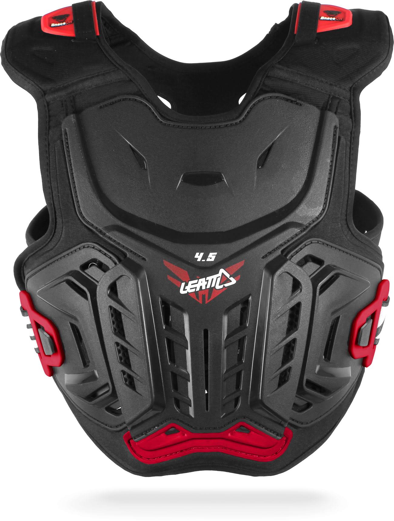 Leatt 4.5 Chest Protector (Black/Red, Junior)