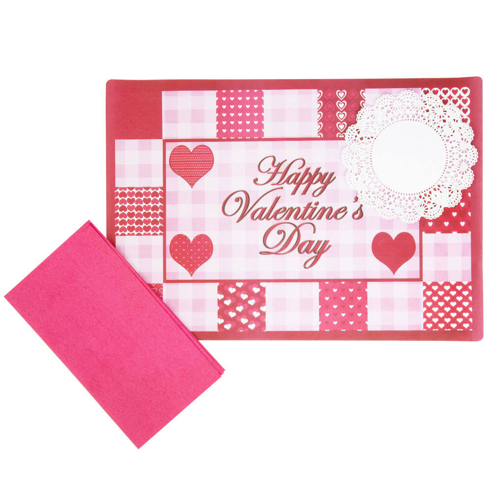 Hoffmaster 856782 10x22 x 14x22 St. Patrick&s Day Placemat Combo Pack - 250/Case