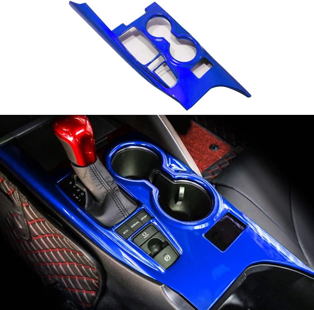 CEBAT ABS Red Center Console Gear Shift Panel Cover Interior Cup Holder Decoration Trim Accessories For Toyota Camry XLEXSE 2018 2019 2020 2021, Seat heating