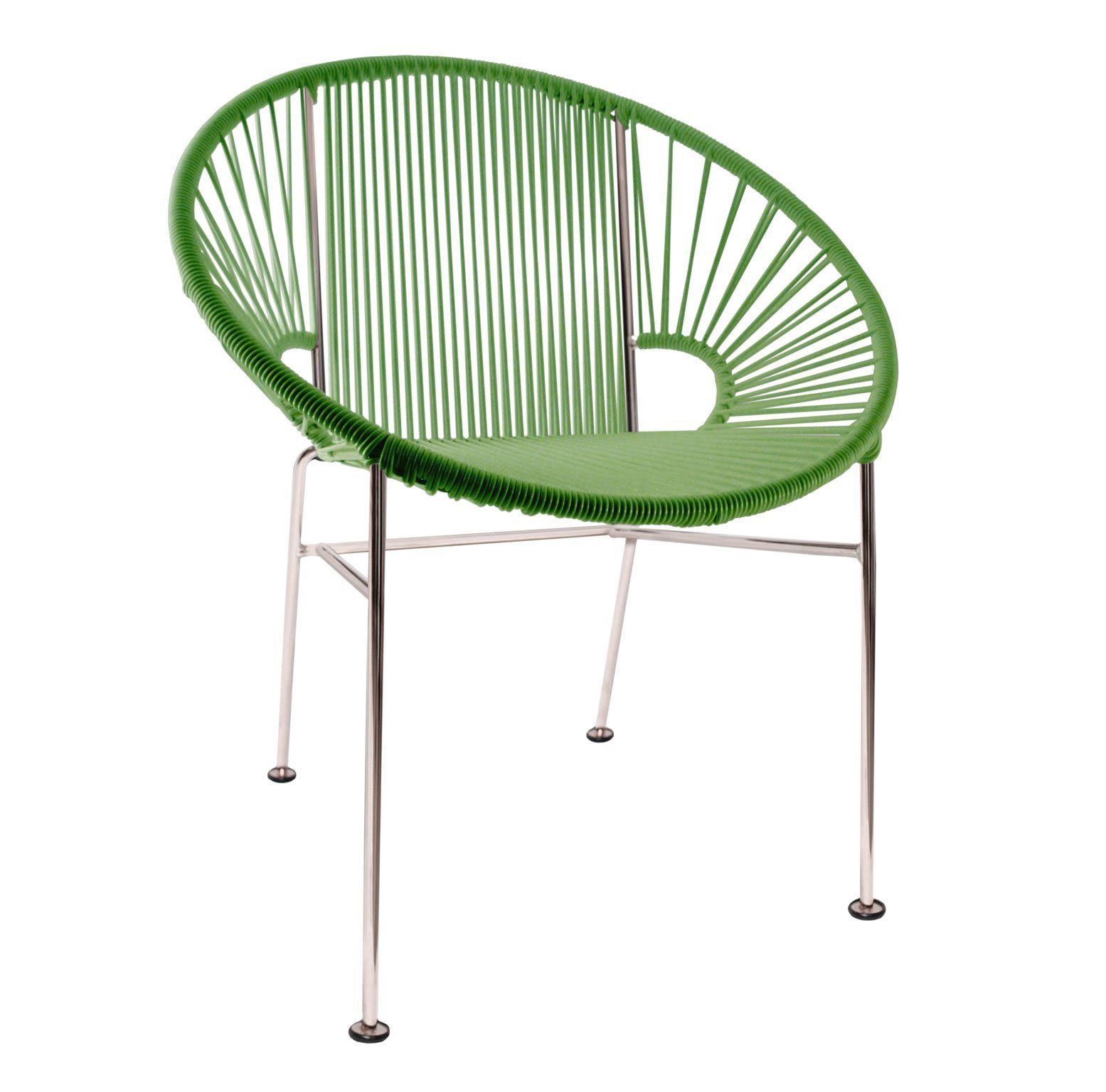 Innit Designs Concha Chair - Cactus Weave on Chrome Frame