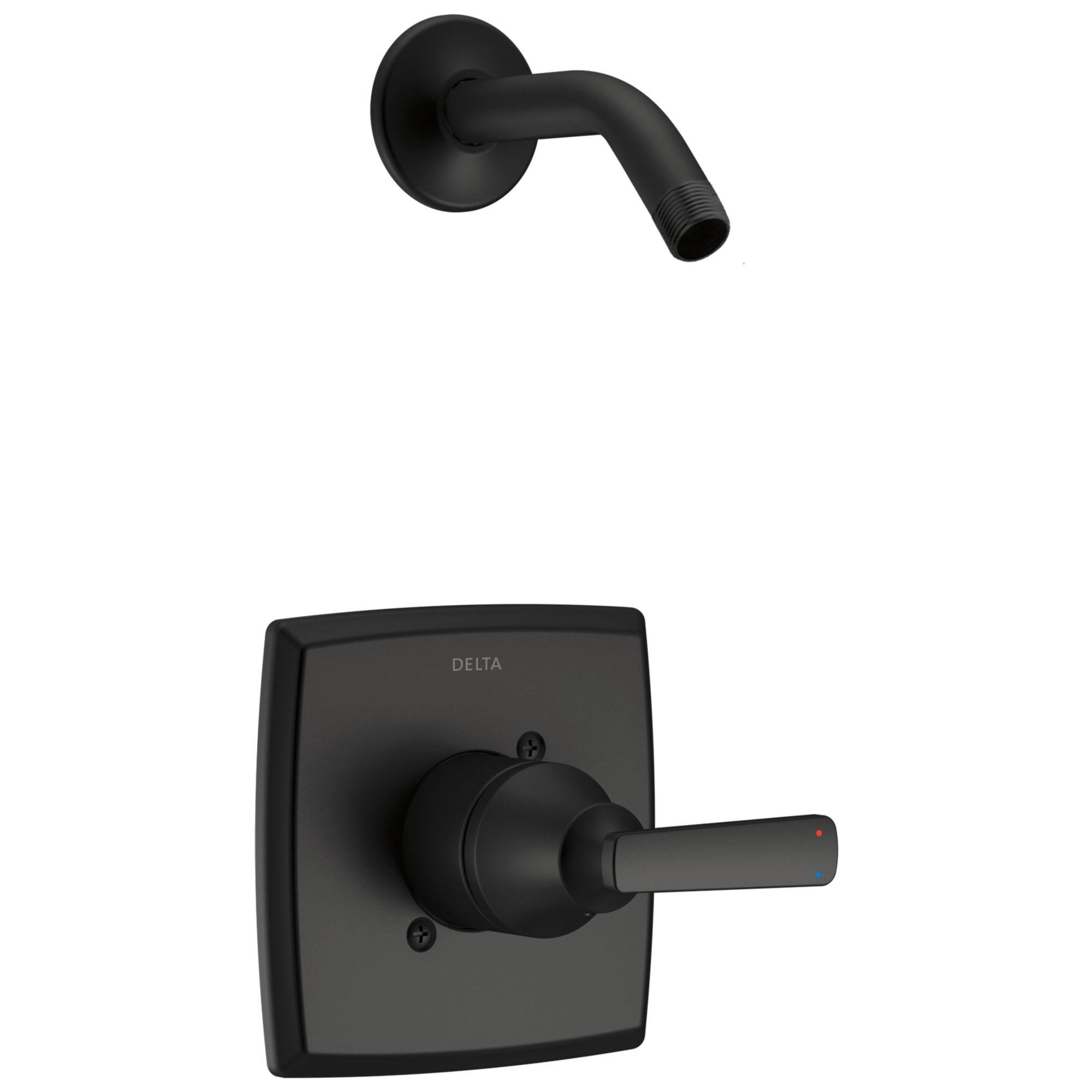 Delta Faucet T14264-BLLHD Ashlyn Monitor 14 Series Trim-Less Head Shower Only, Matte Black