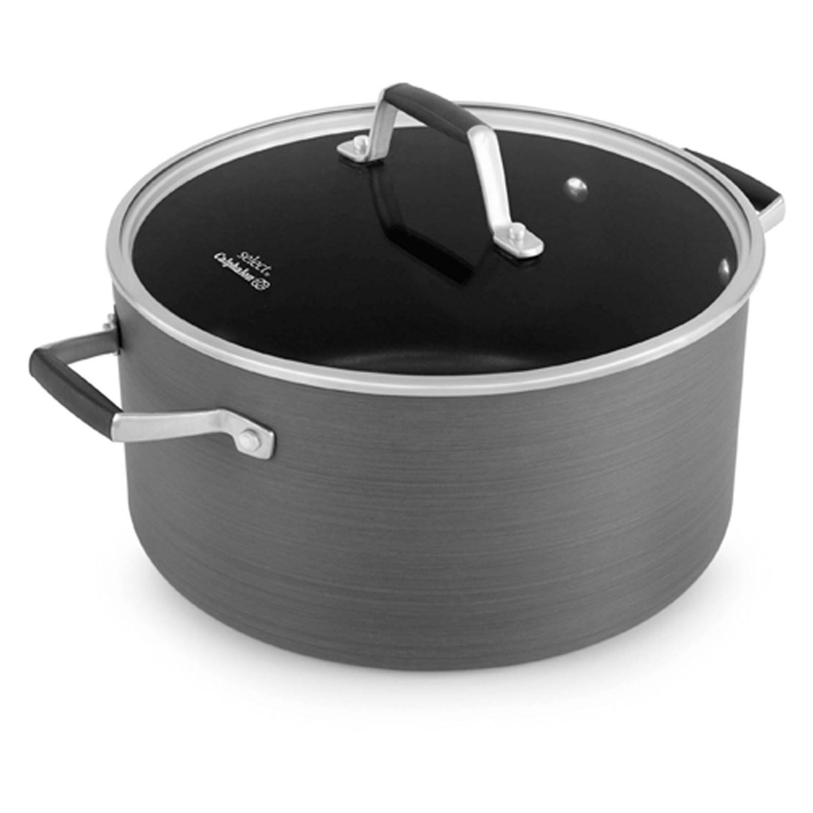 Calphalon Select Hard Anodized Nonstick Dutch Oven with Cover, Black - 7 qt