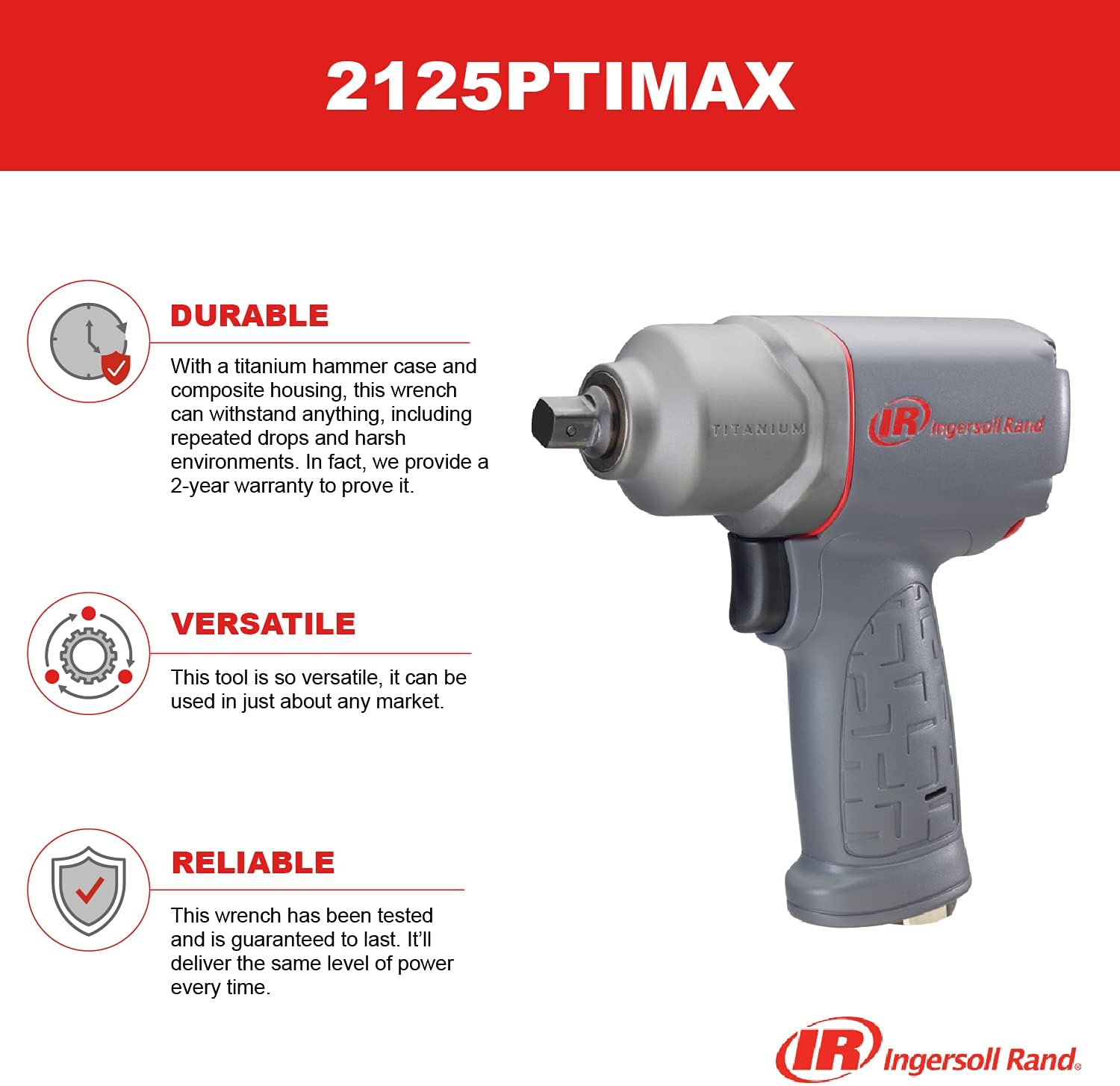 Ingersoll Rand 2125PTiMAX 1/2
