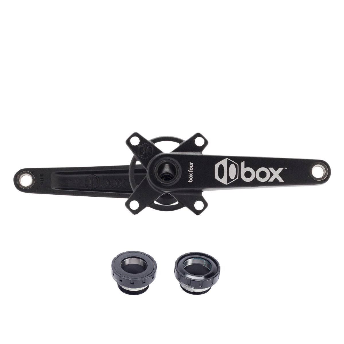 Box Four 2pc Forged Crankset Black / 160mm