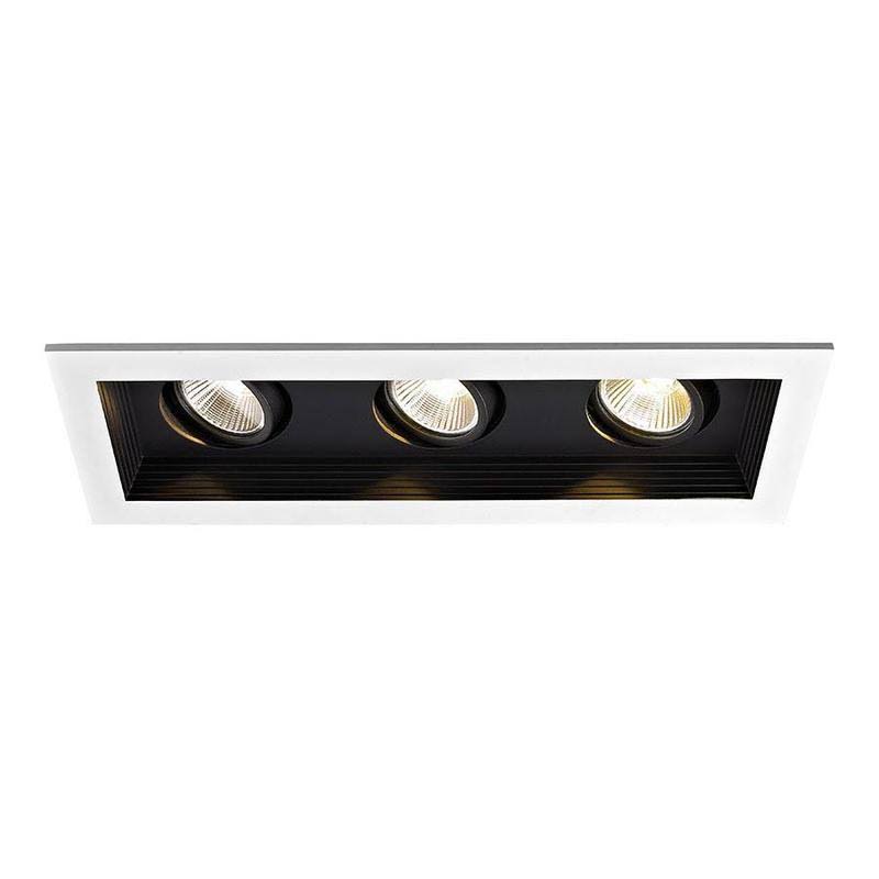 WAC Lighting MT-3LD311NA-W927BK Mini Multiples LED Module Black New Construction Housing with Trim