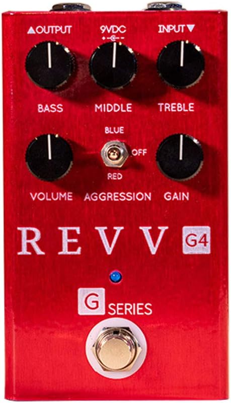 Revv Amplification G4 High Gain Distortion, Blackout Edition (Gear Hero Exclusive)