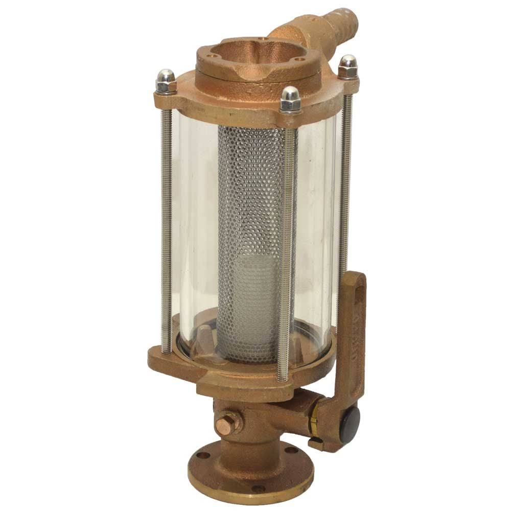 Groco Boat Seacock Water STRAINER BVS-750 | 3/4 inch NPT Bronze