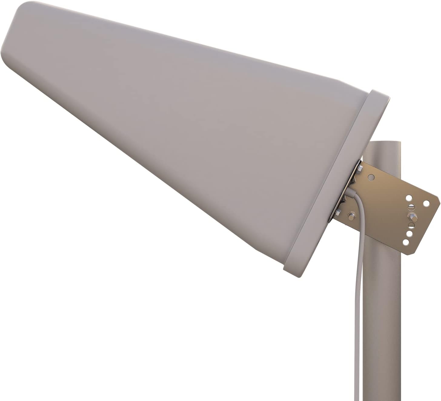 Tupavco TP545 Yagi Directional Roof Antenna 3G/4G/LTE Wide Band 11dBi 806MHz to 2.7GHz Range 2FT Cable w/ 2FT SMA Male Cable to TS-9 Adapter - Cell Phone Signal Log Periodic Cellular Pack of 2