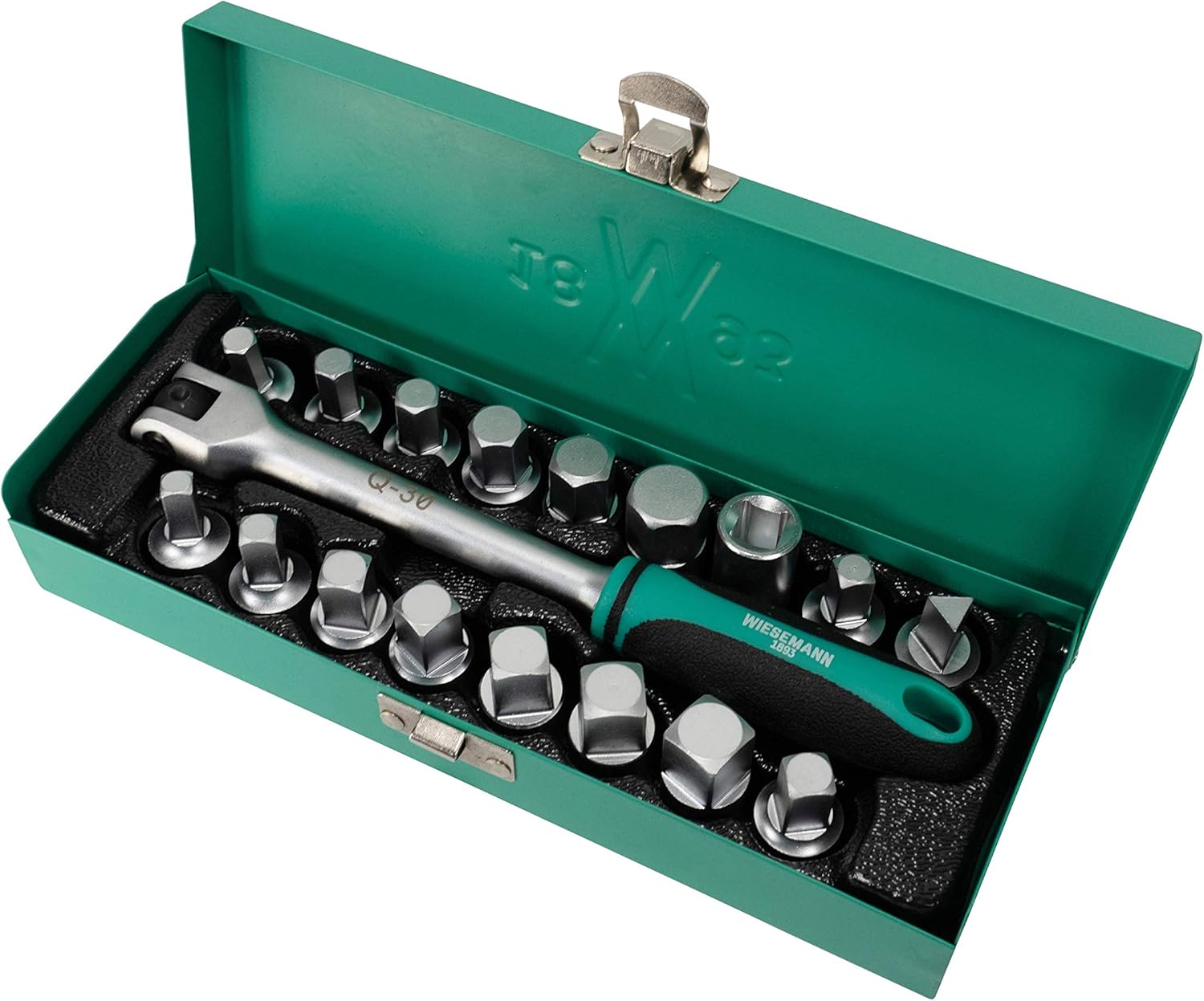 Oil drain plugs set 17 pcs. for oil drain plugs incl. handle 3/8