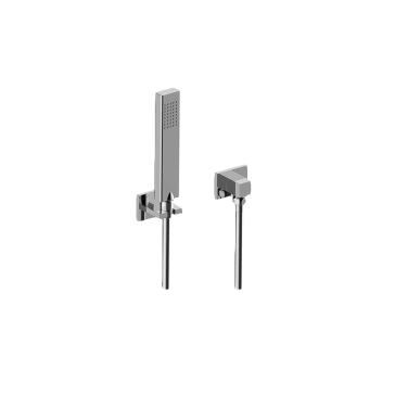 Graff G-8649-BNi Square Handshower with Wall Bracket - Brushed Nickel