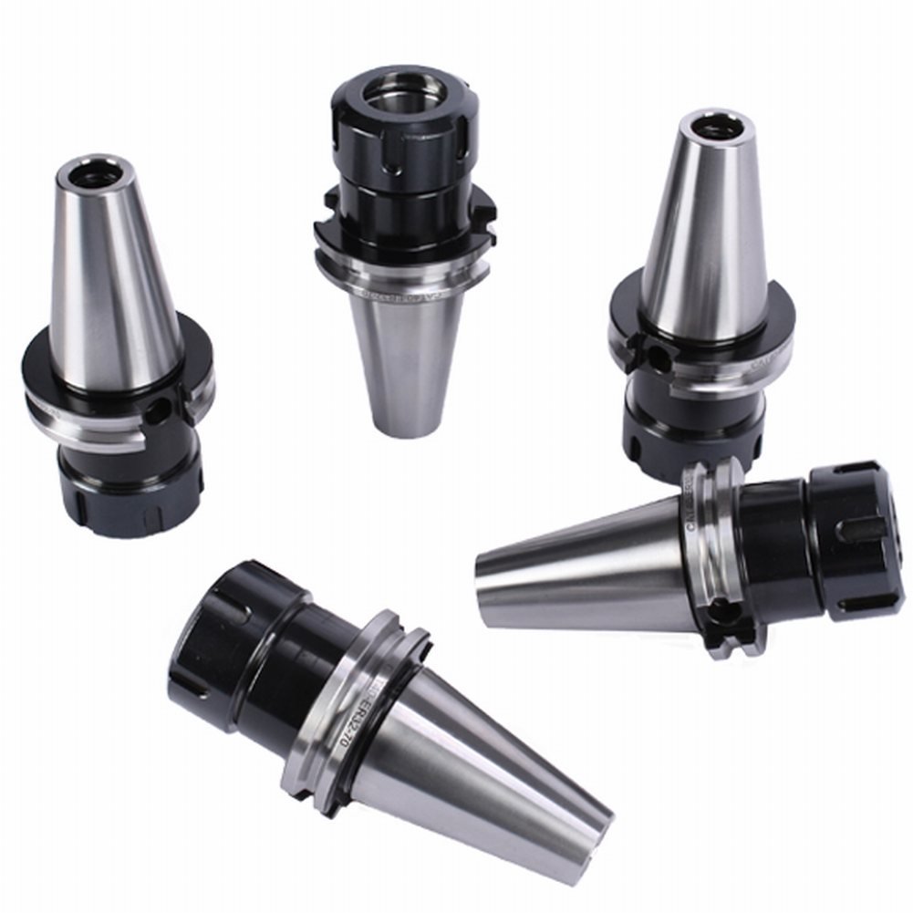 OrangeA 5 PCS Collet Set CAT40 ER32 Collet Chuck for CNC Engraving Machine & Milling Lathe Tool (CAT40 ER32)