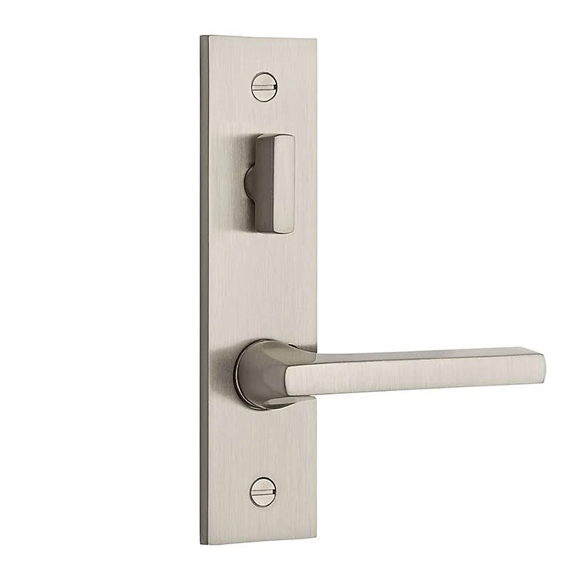Baldwin SD005150PRIV Minneapolis Privacy Screen Door Mortise Lever Set Satin Nickel