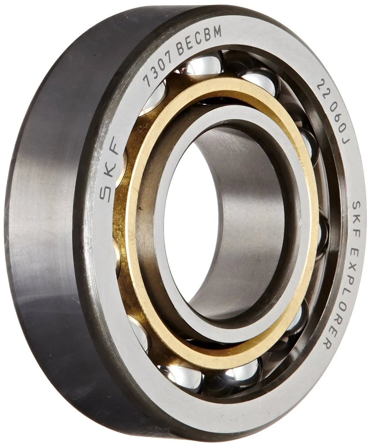 7307BECBM - SKF Angular Contact Bearing - 35 x 80 x 21mm
