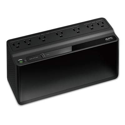 APC Smart-UPS 600 VA Battery Backup System, 7 Outlets, 490 J (APWBE600M1)